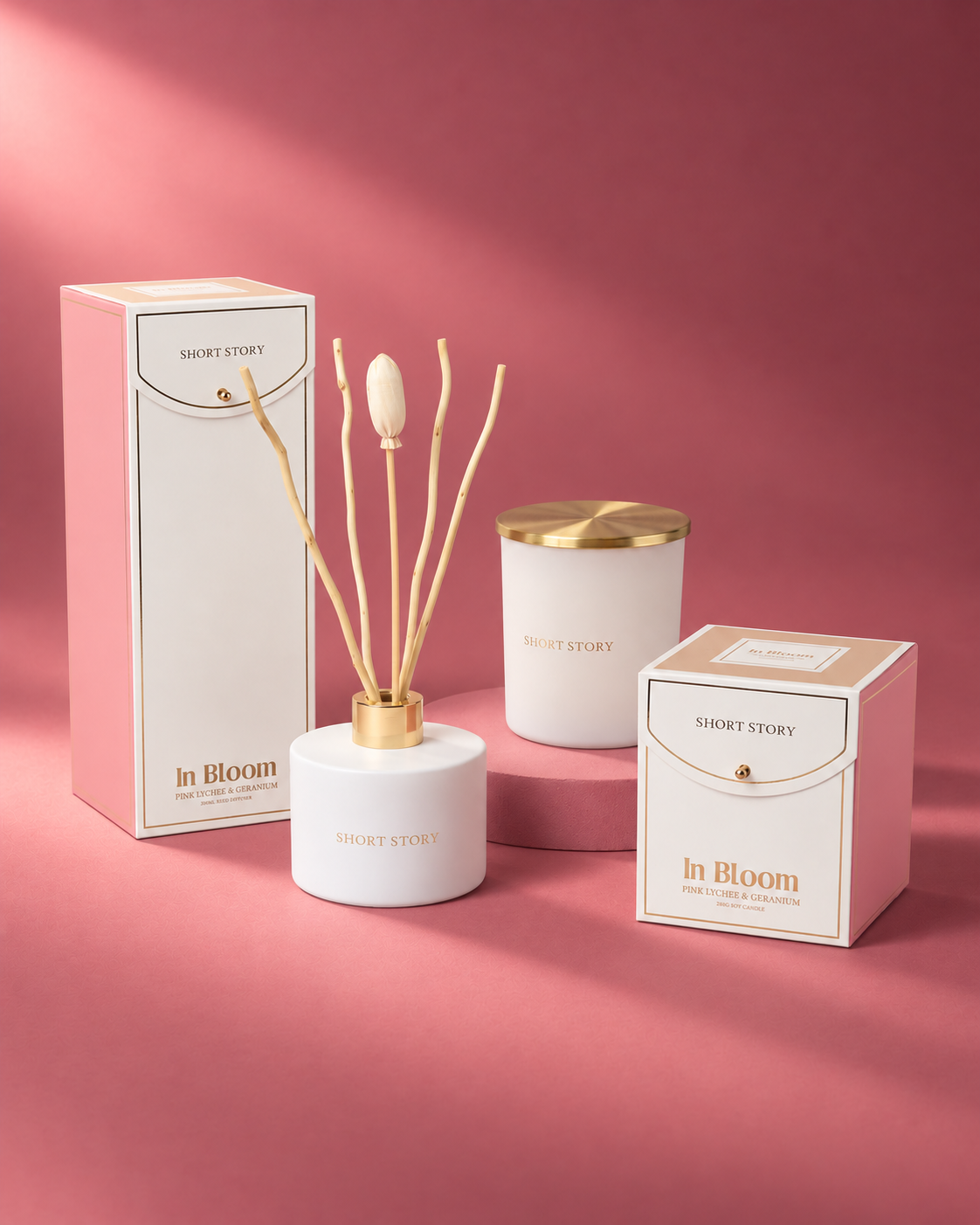 Signature In Bloom - Pink Lychee & Geranium Reed Diffuser