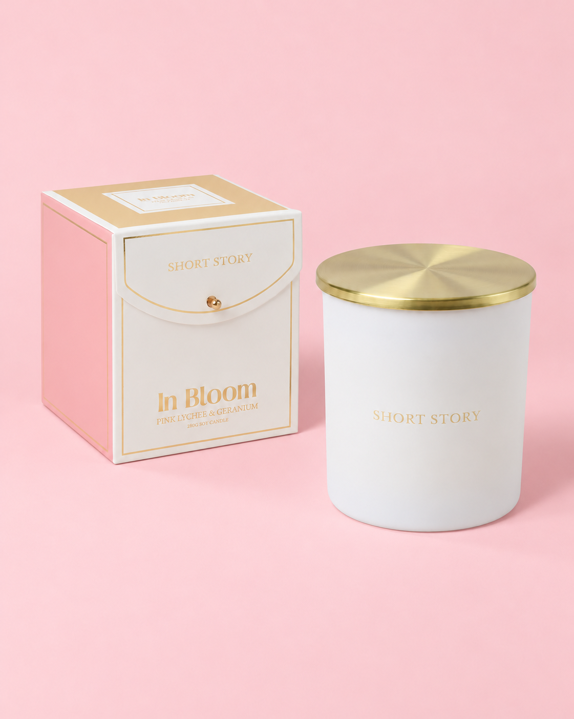 Signature In Bloom - Pink Lychee & Geranium Soy Candle