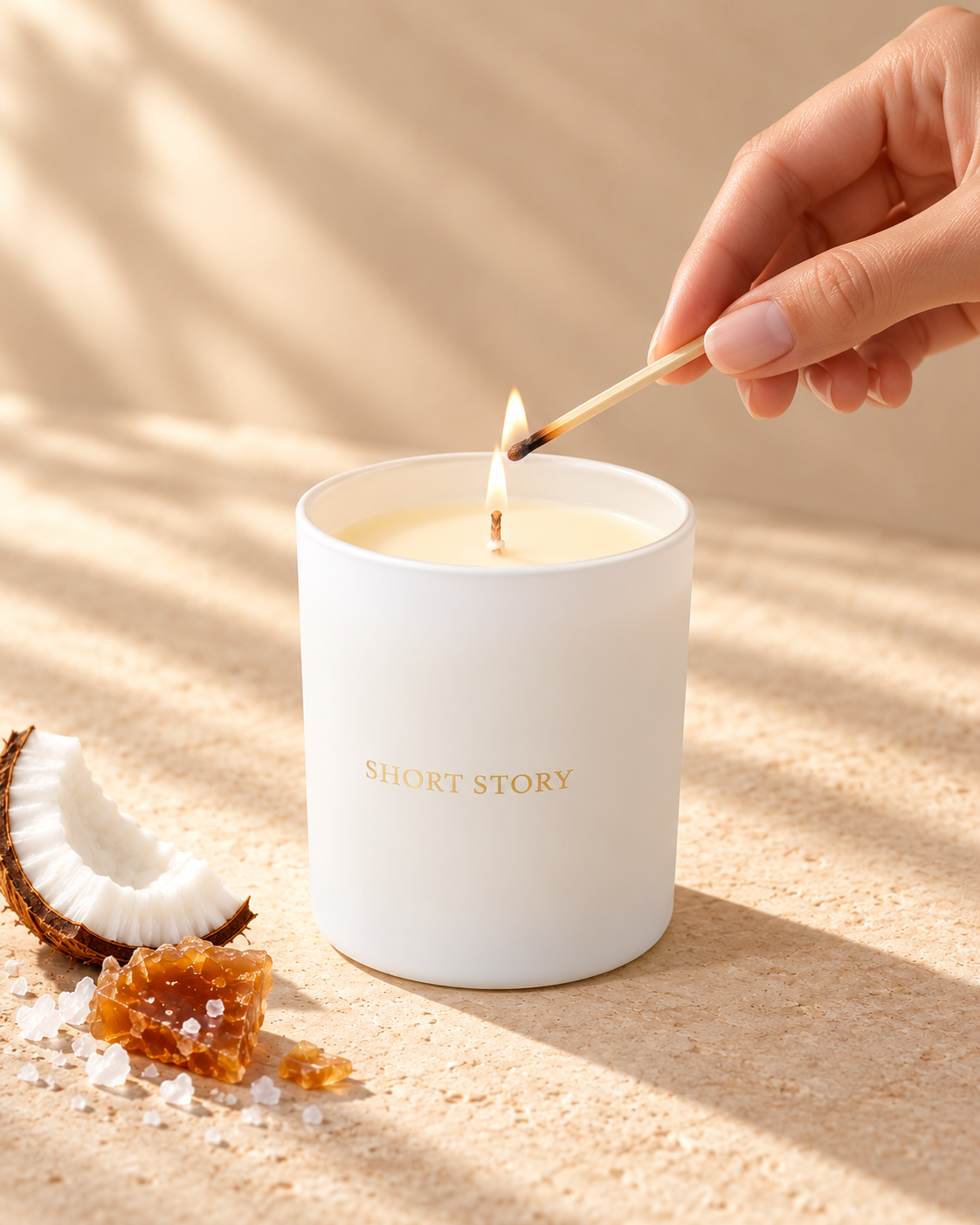 Signature Beachside - Caramel, Coconut & Sea Salt Soy Candle