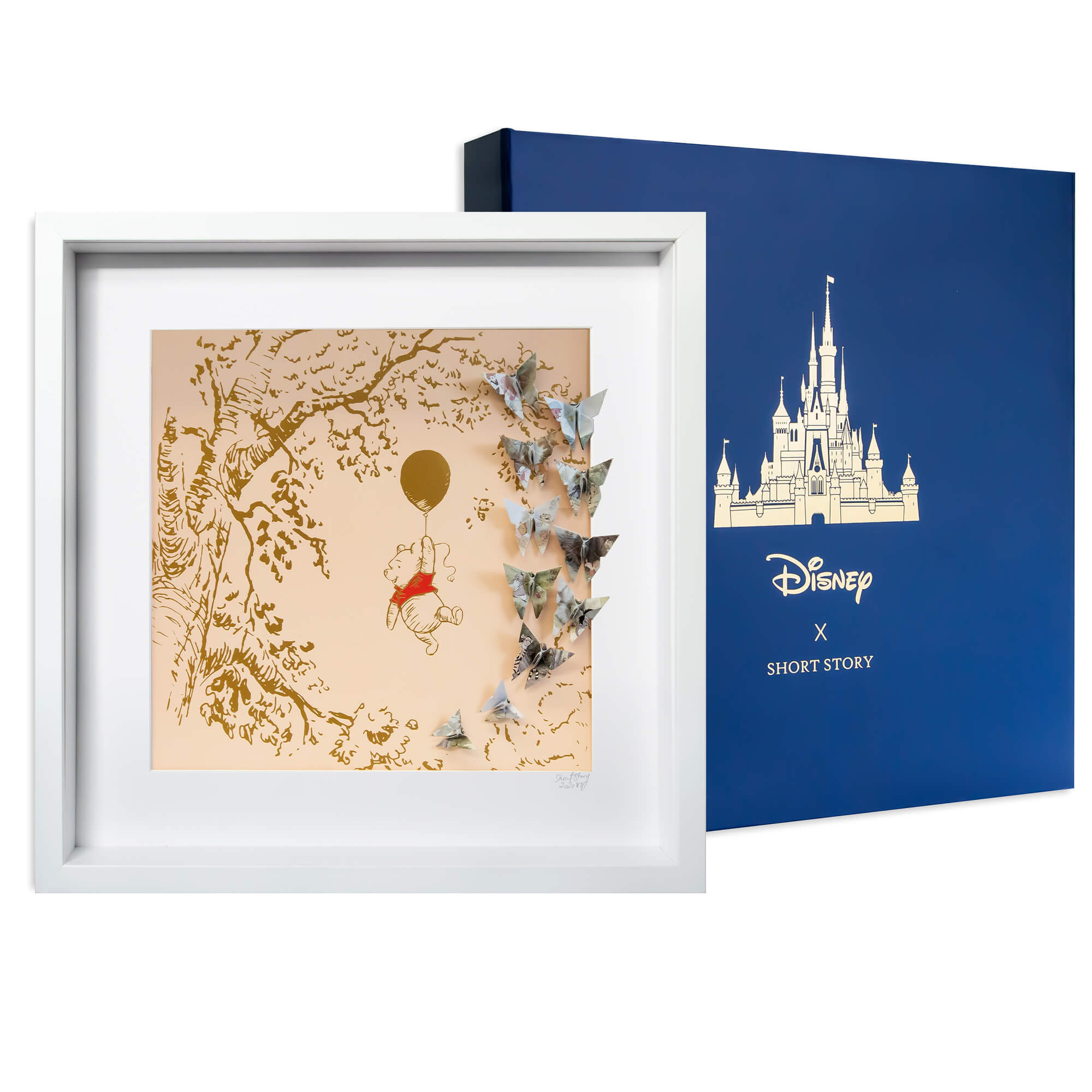 Disney Large White Frame Winnie the Pooh