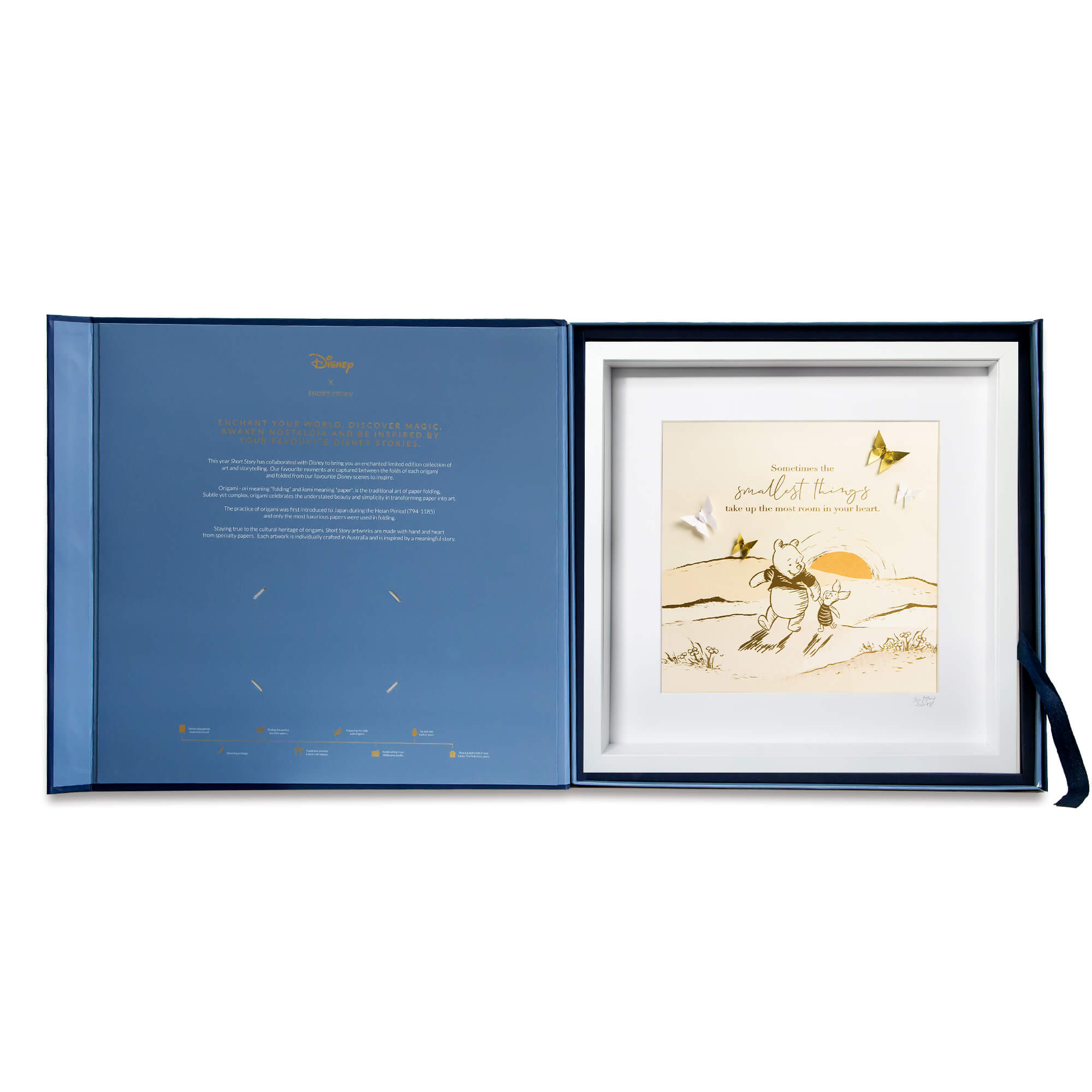 Disney White Frame Pooh & Piglet Smallest Things