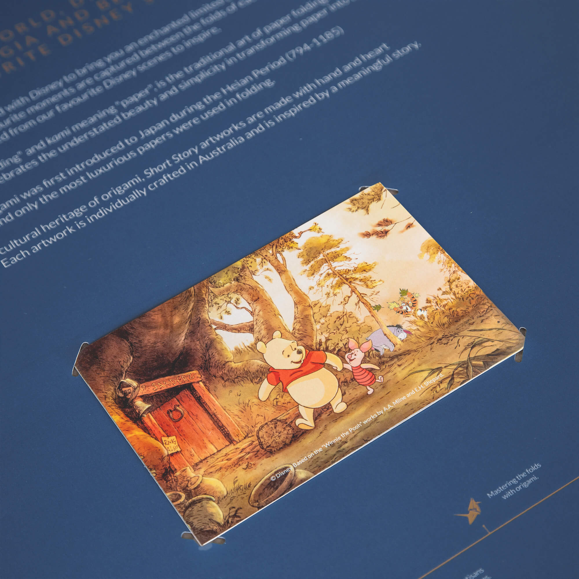 Disney White Frame Pooh & Piglet Enjoy Something