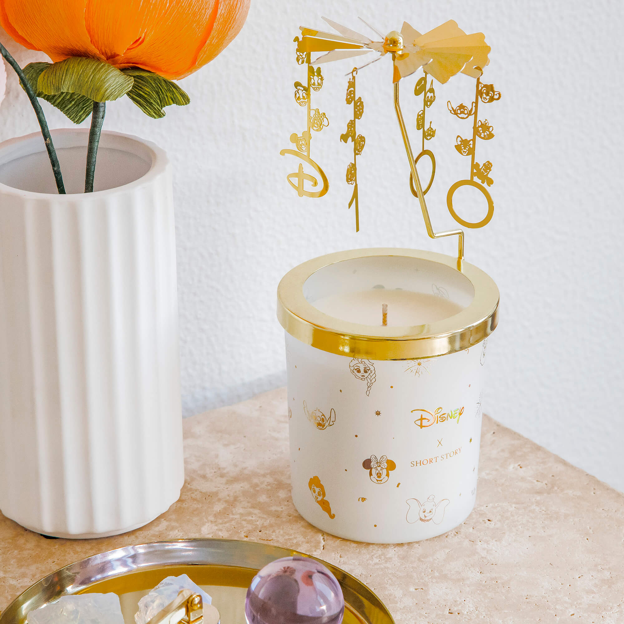 Disney Candle and Carousel D100