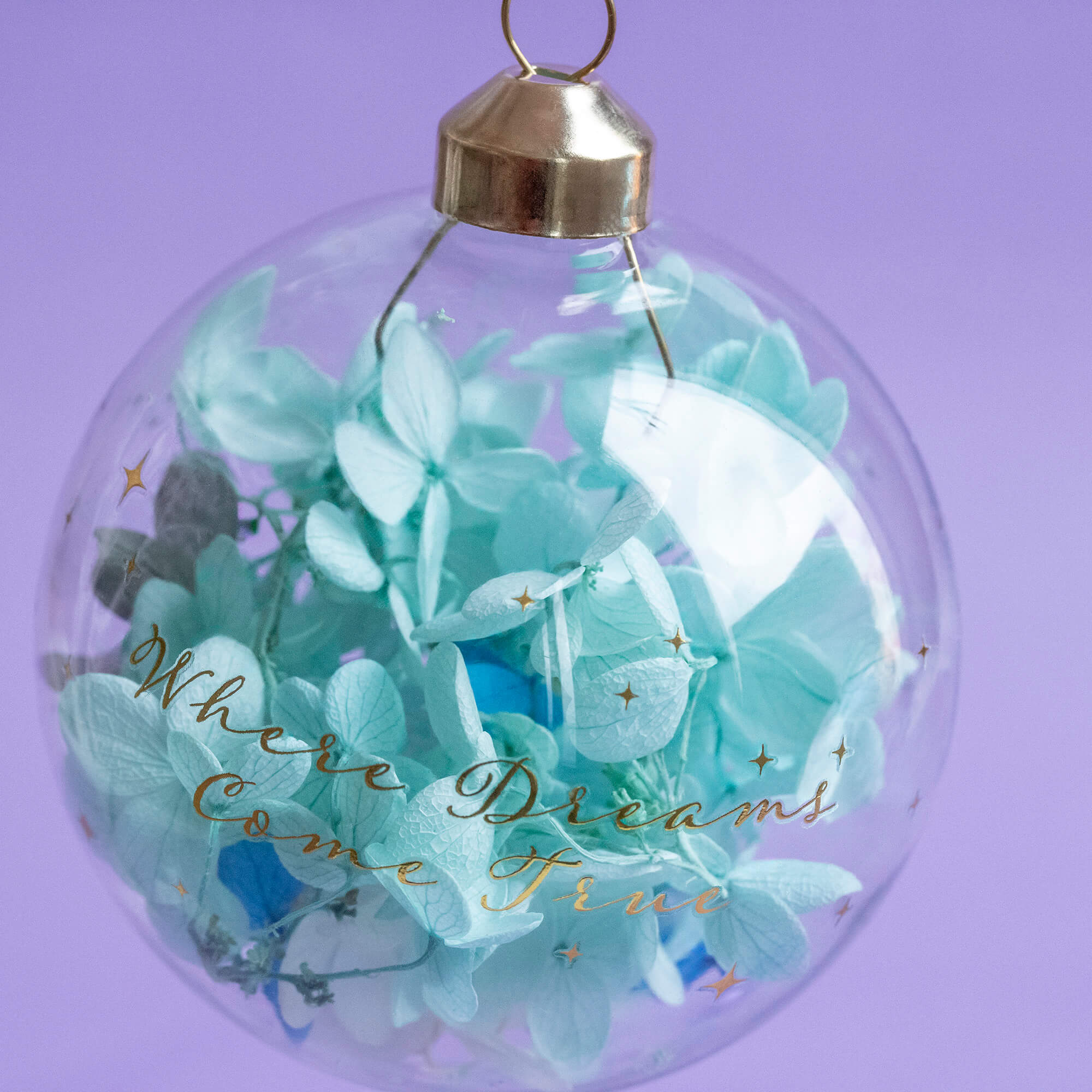 Disney Glass Bauble Where Dreams Come True