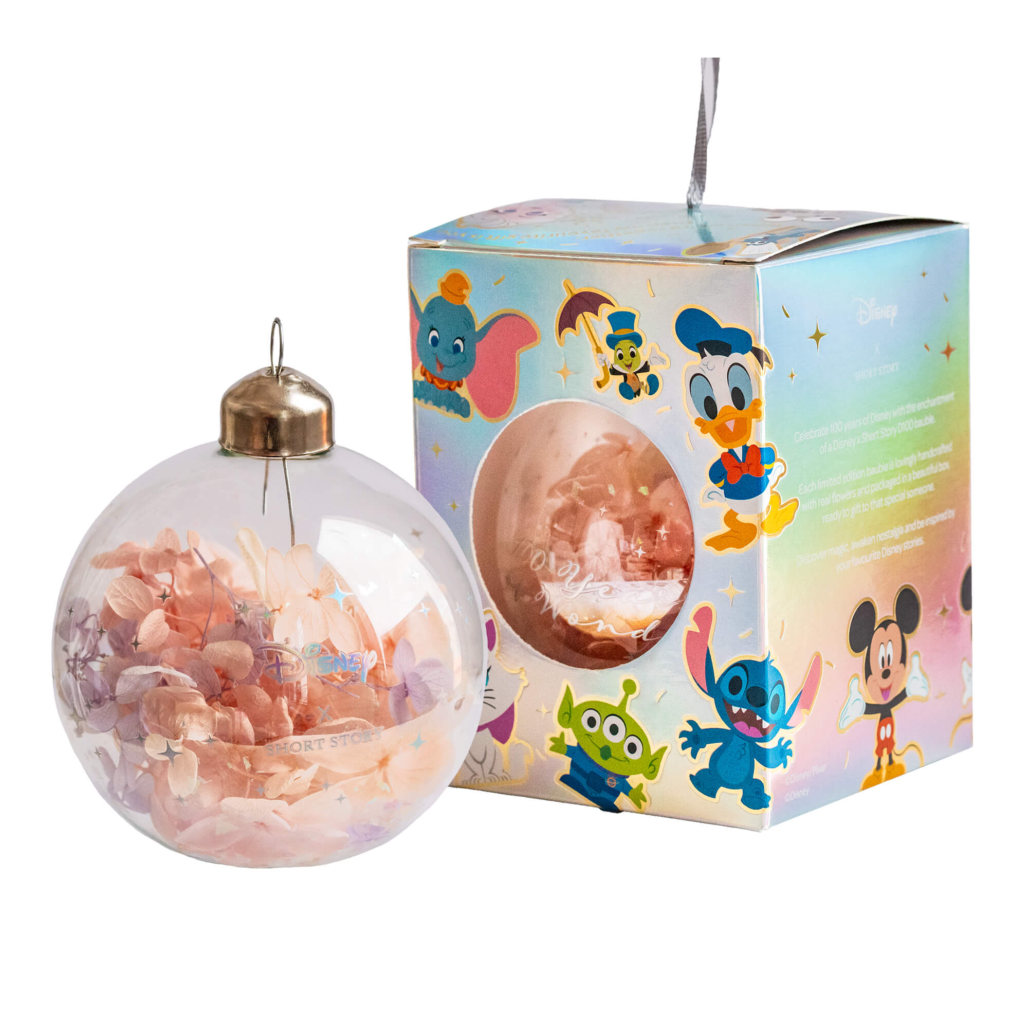 Disney Glass Bauble D100 Years of Wonder