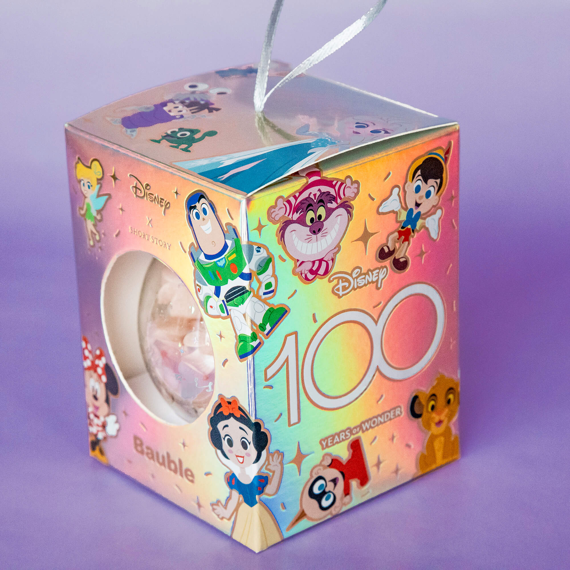 Disney Glass Bauble D100 Years of Wonder