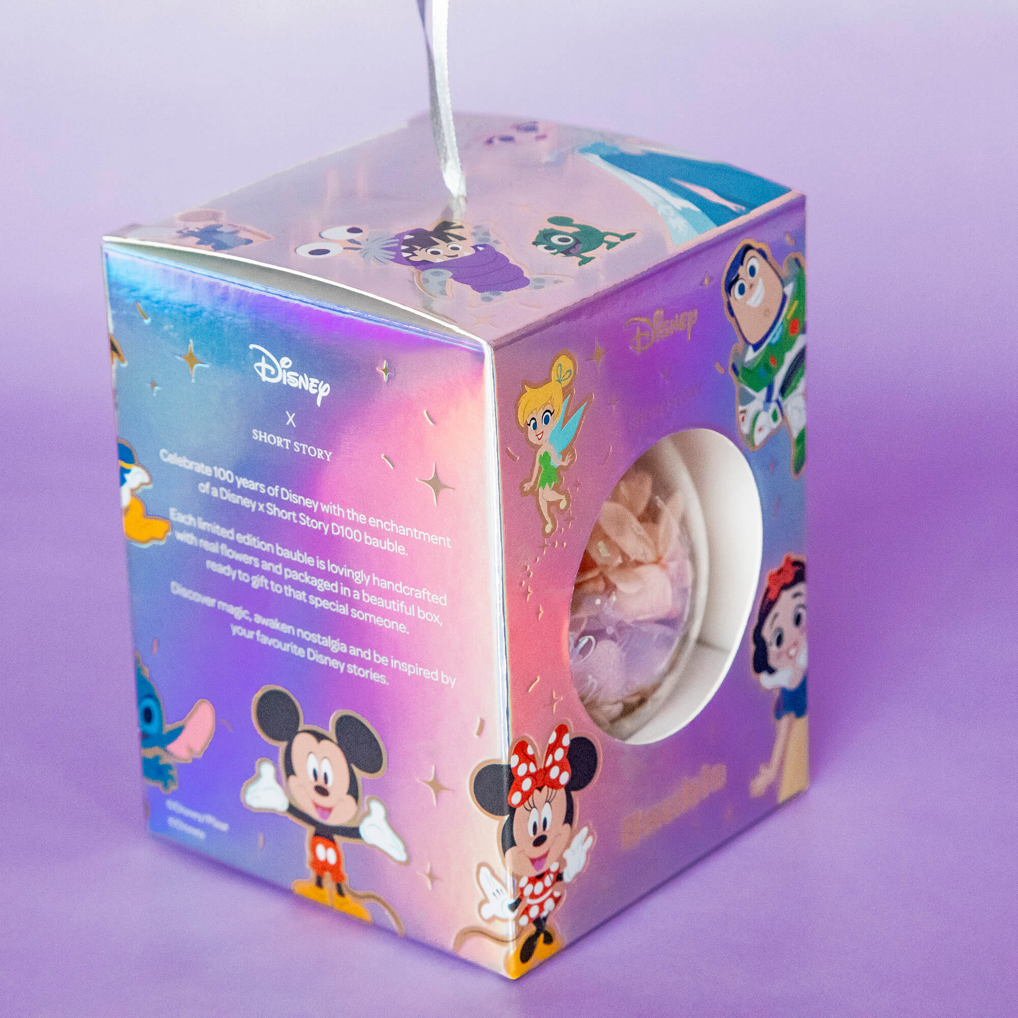 Disney Glass Bauble D100 Years of Wonder