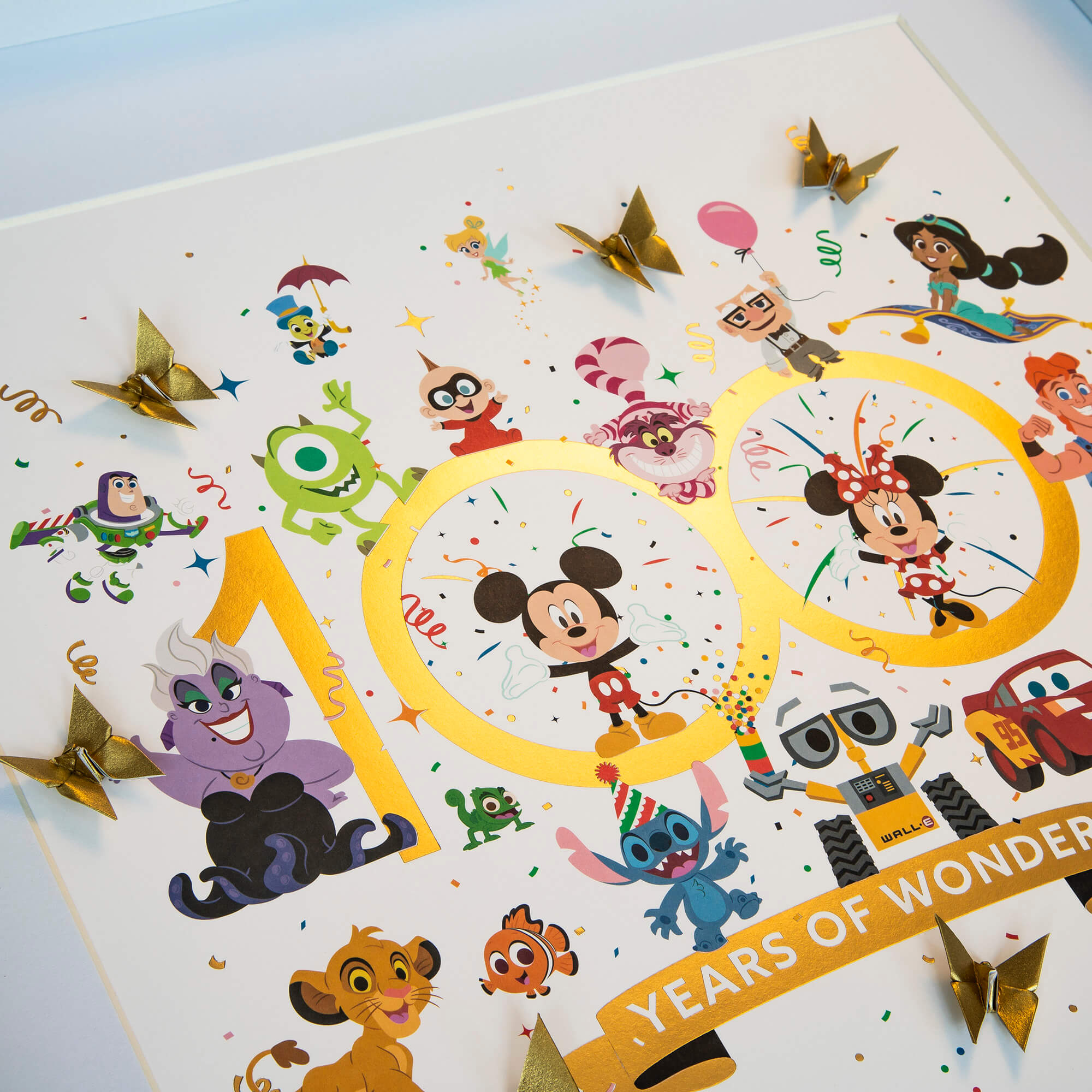 Disney Large White Frame D100