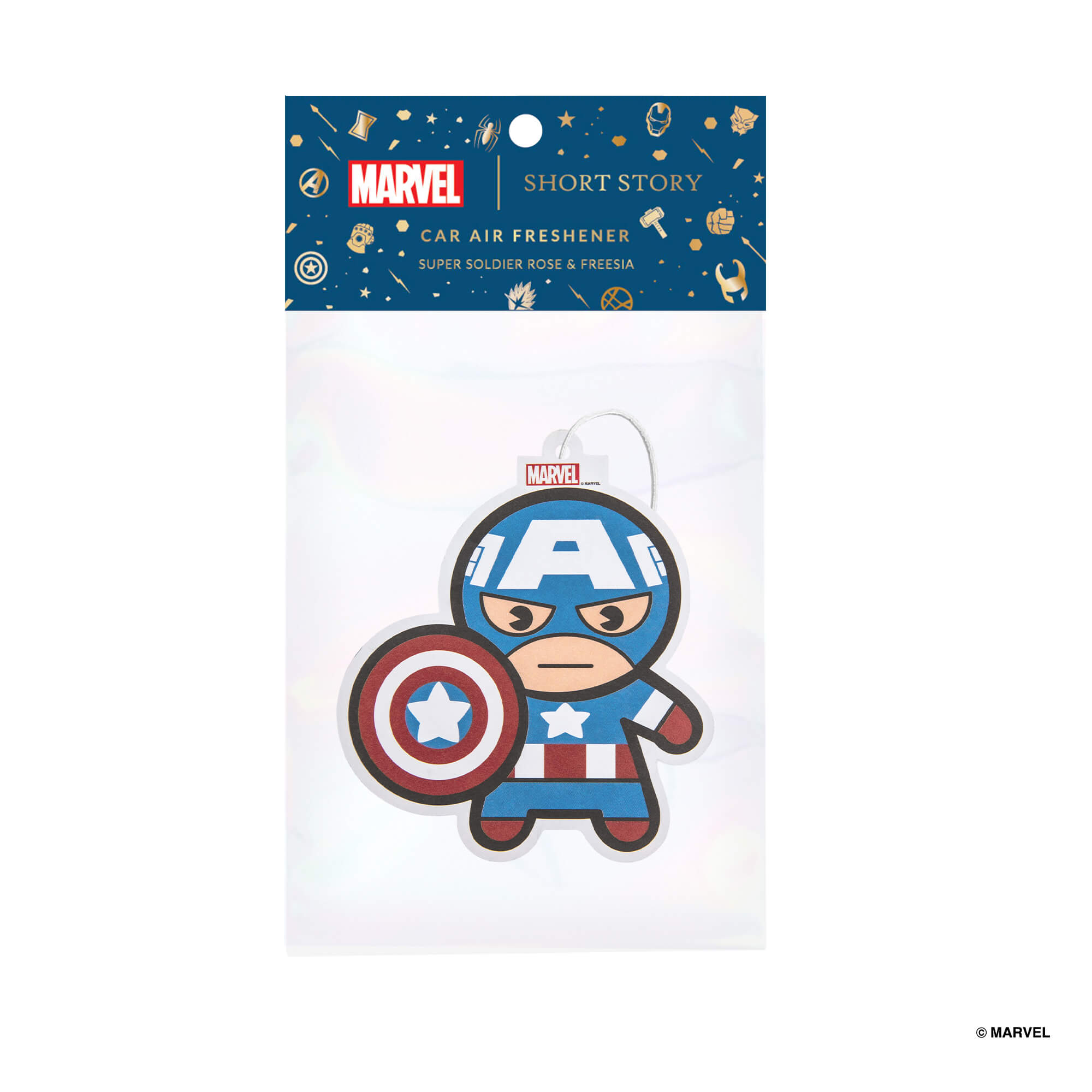 Marvel Car Air Freshener Captain America