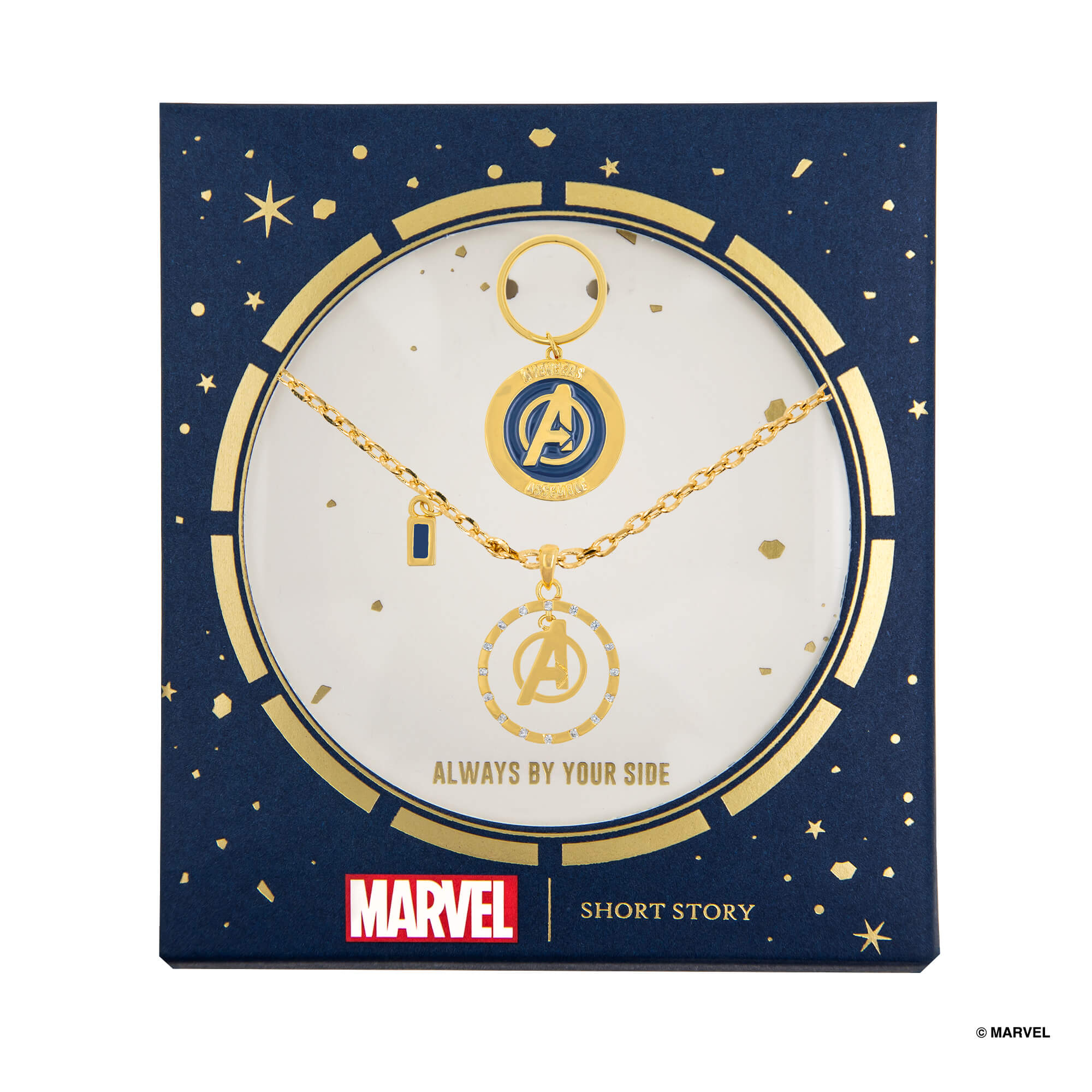 Marvel Necklace & Pet Charm Set Avengers