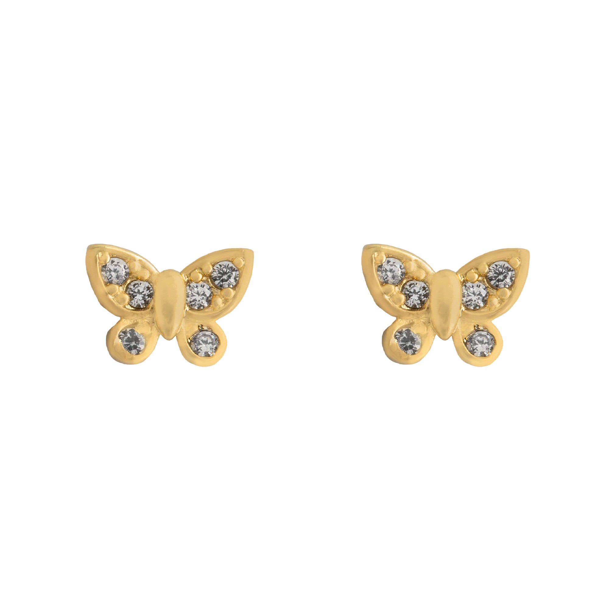 Earring Diamante Baby Butterfly