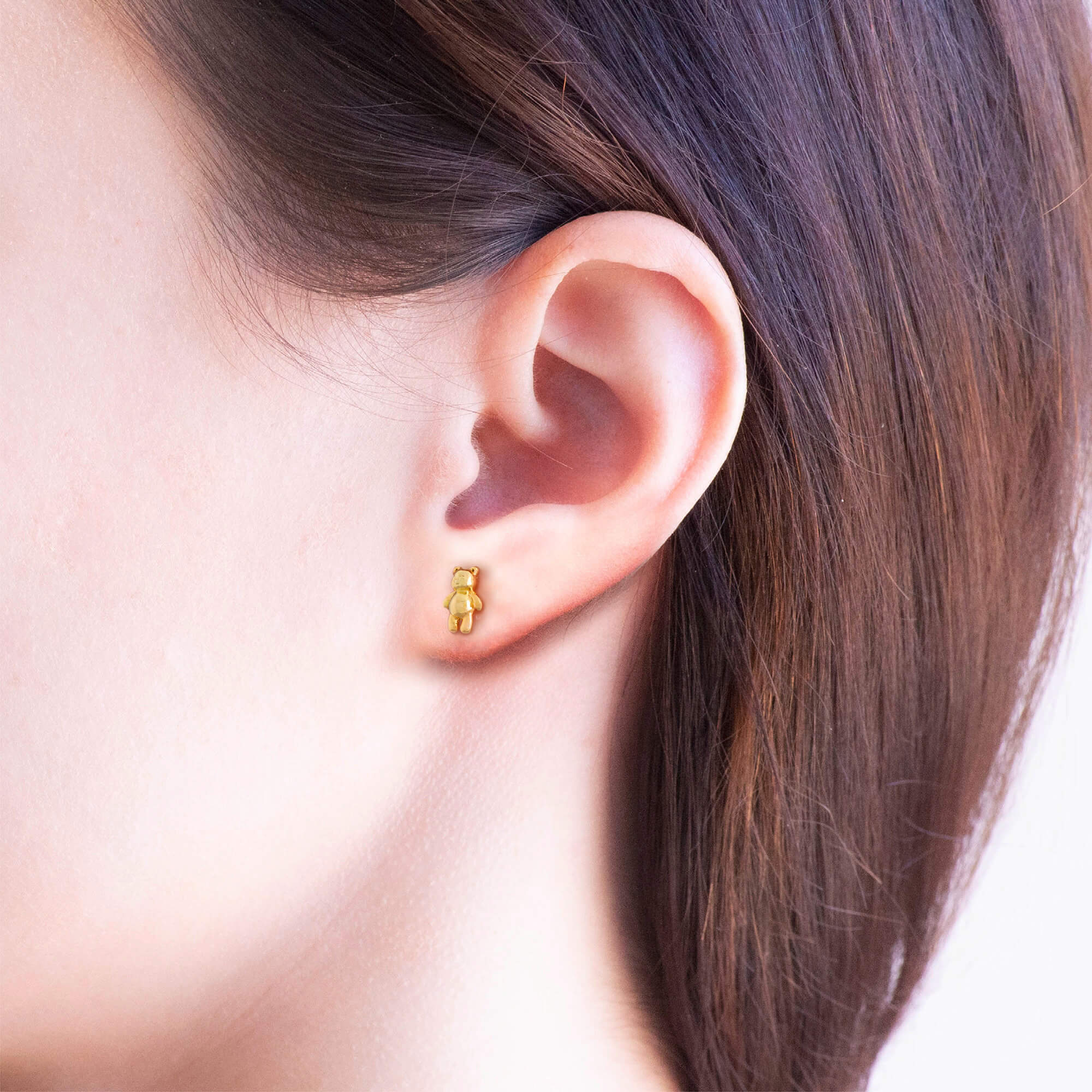 Earring Diamante Love Teddy