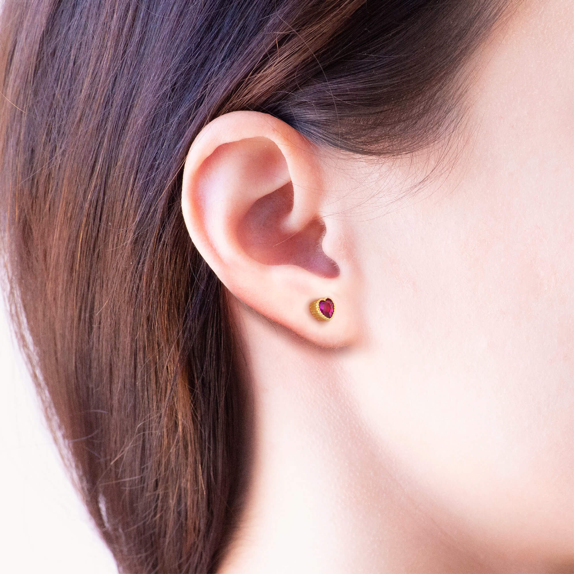 Earring Diamante Love Teddy