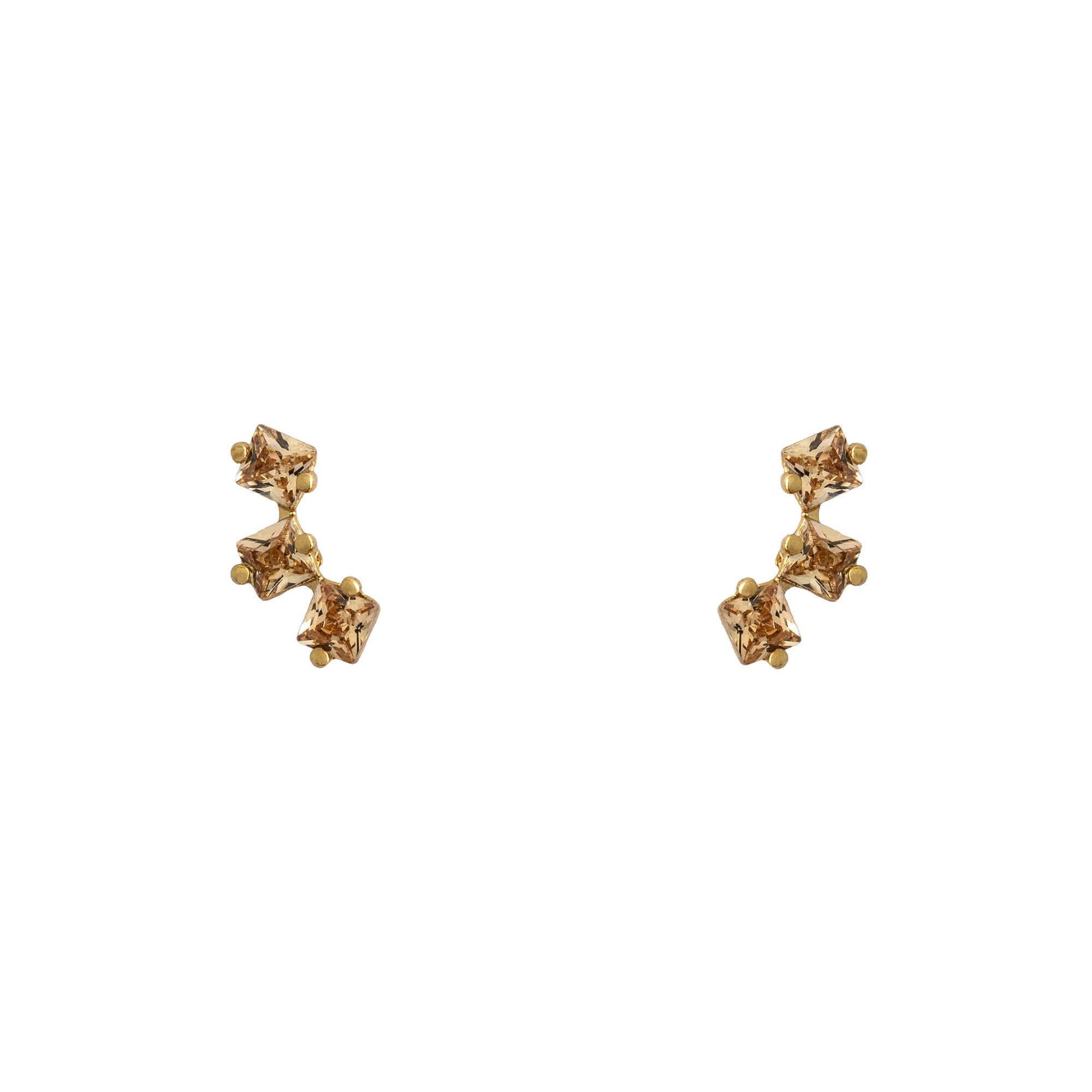 Earring Diamante Trio