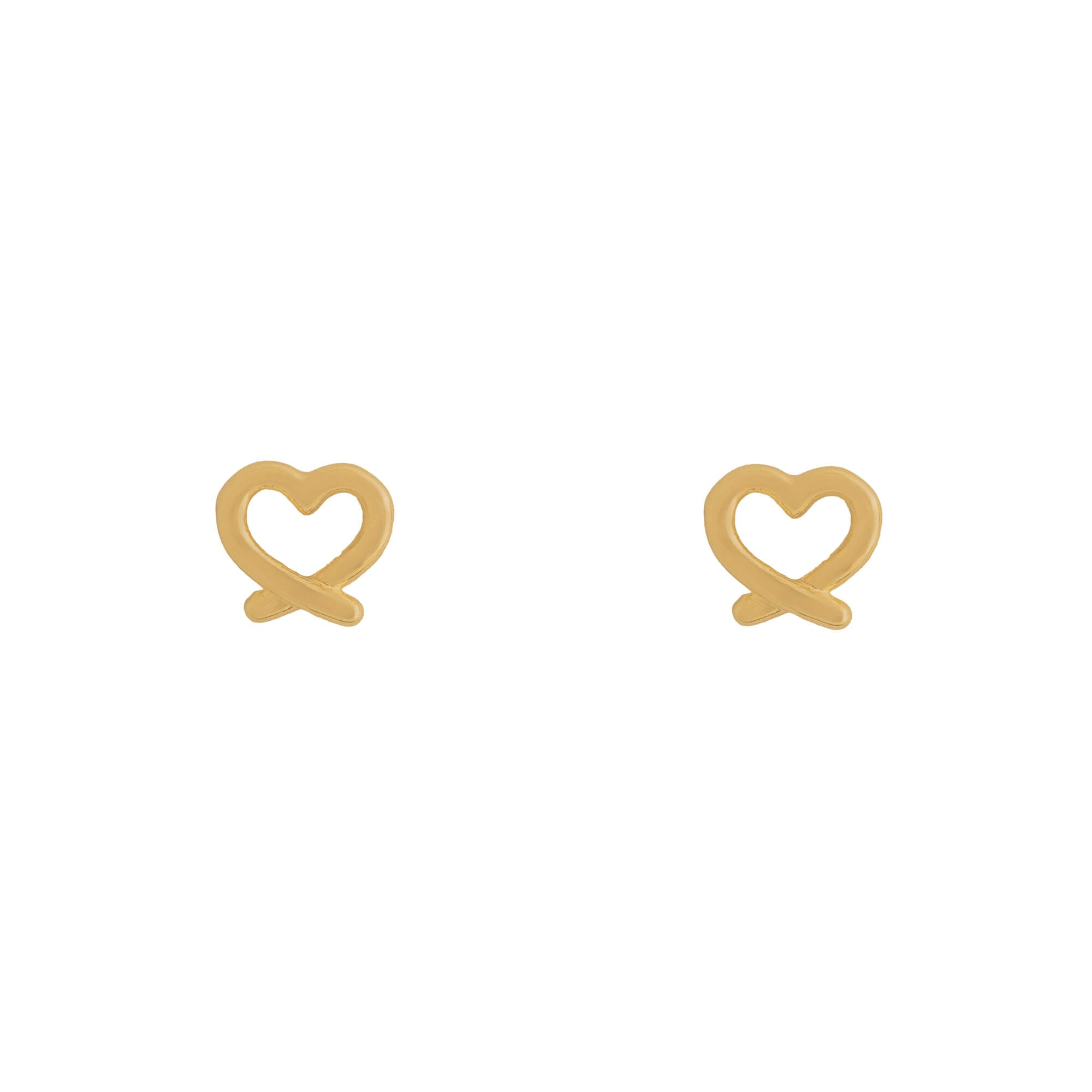 Earring Pretzel Heart