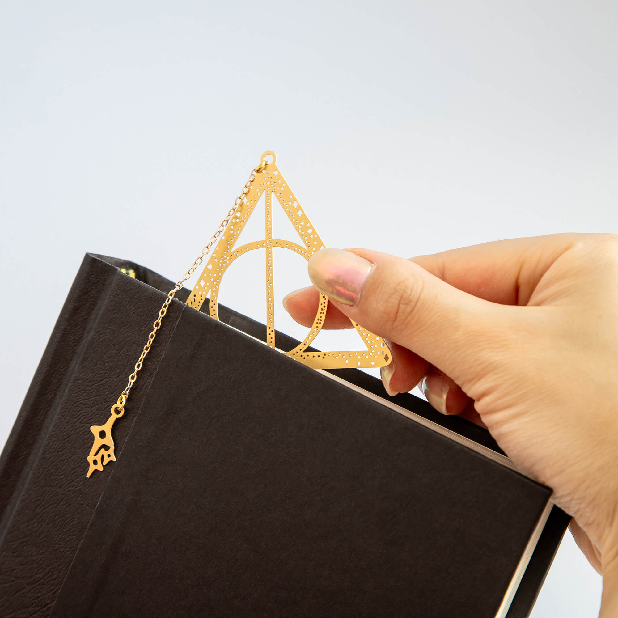 Harry Potter Gold Bookmark Deathly Hallows