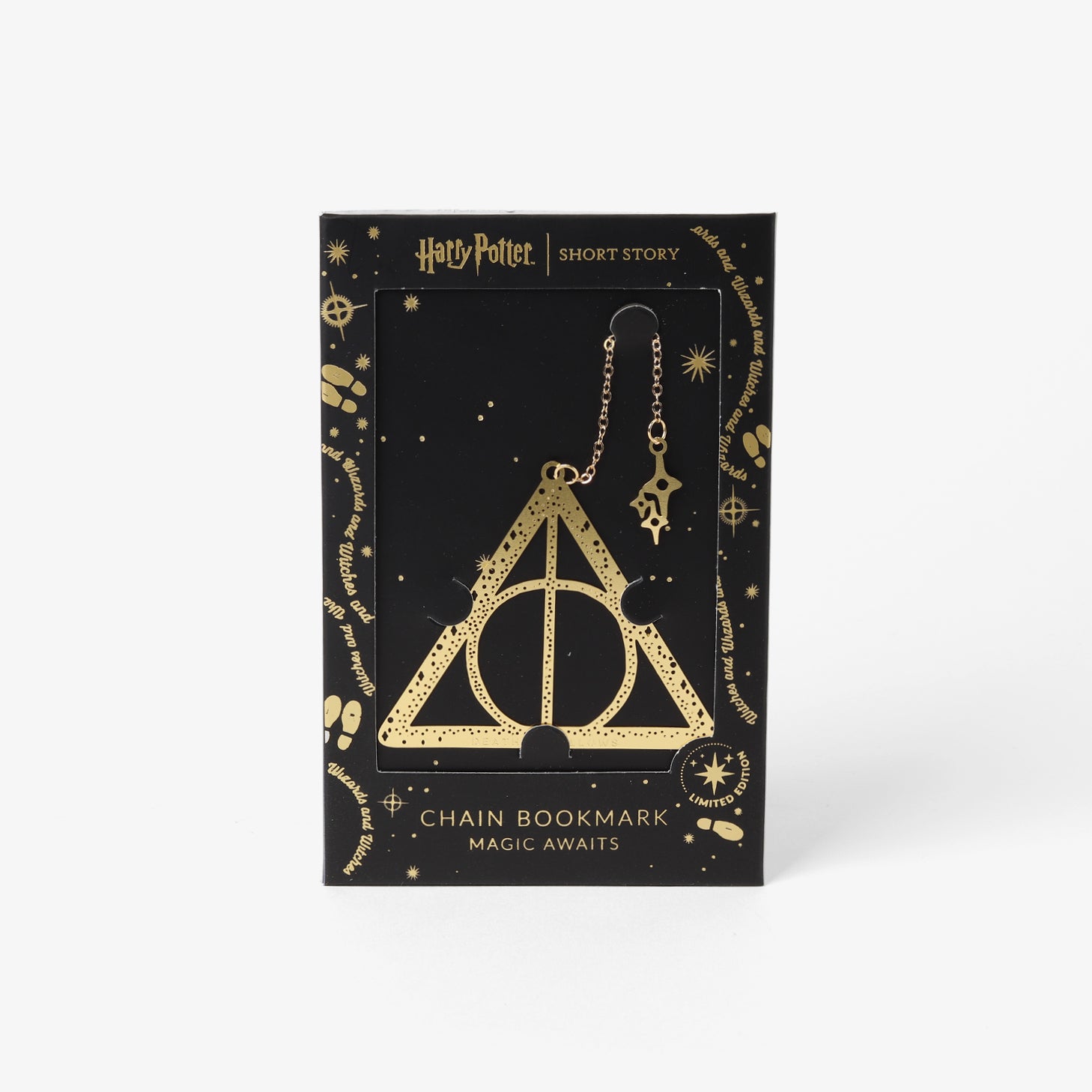 Harry Potter Gold Bookmark Deathly Hallows