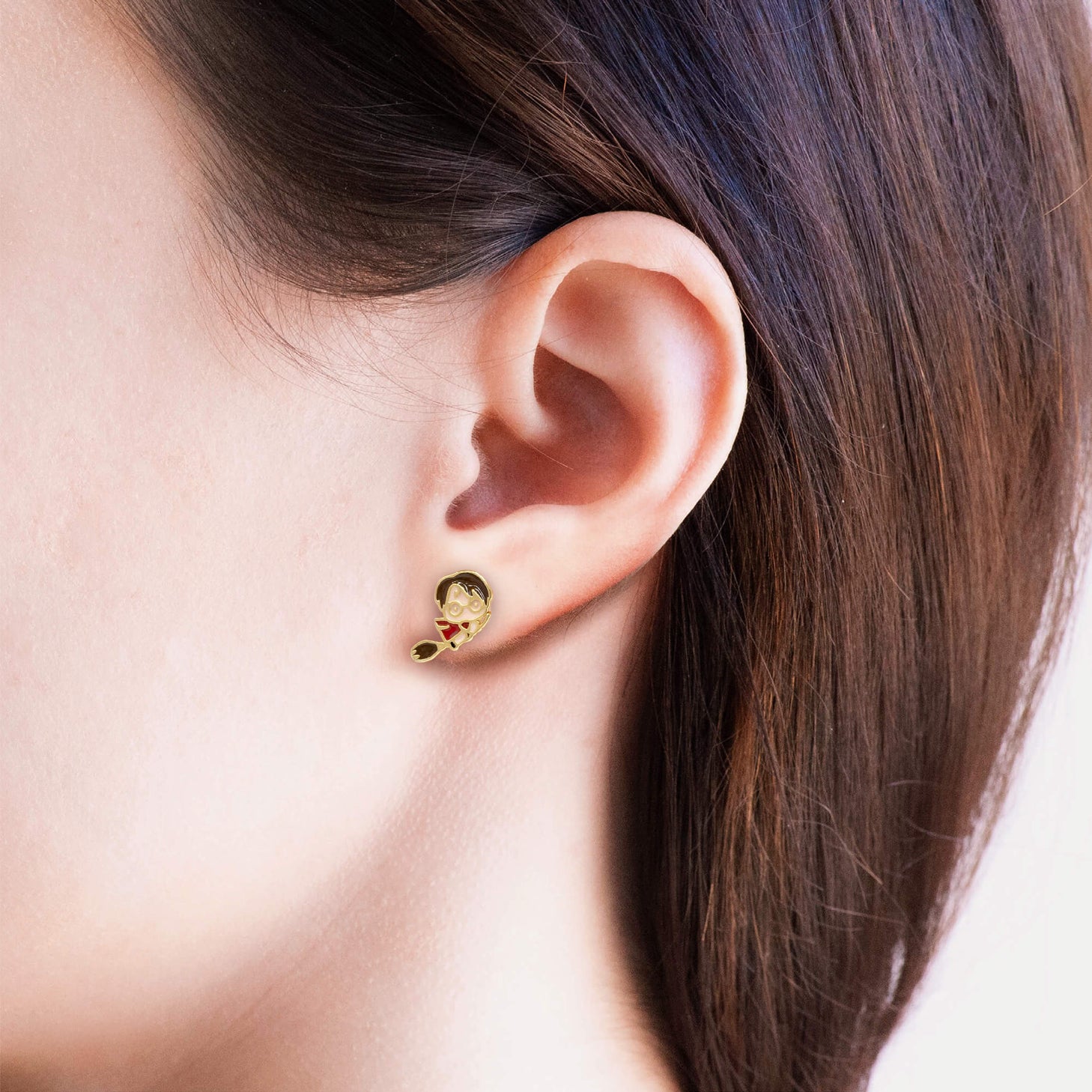 Harry Potter Earring Epoxy Harry & Hedwig