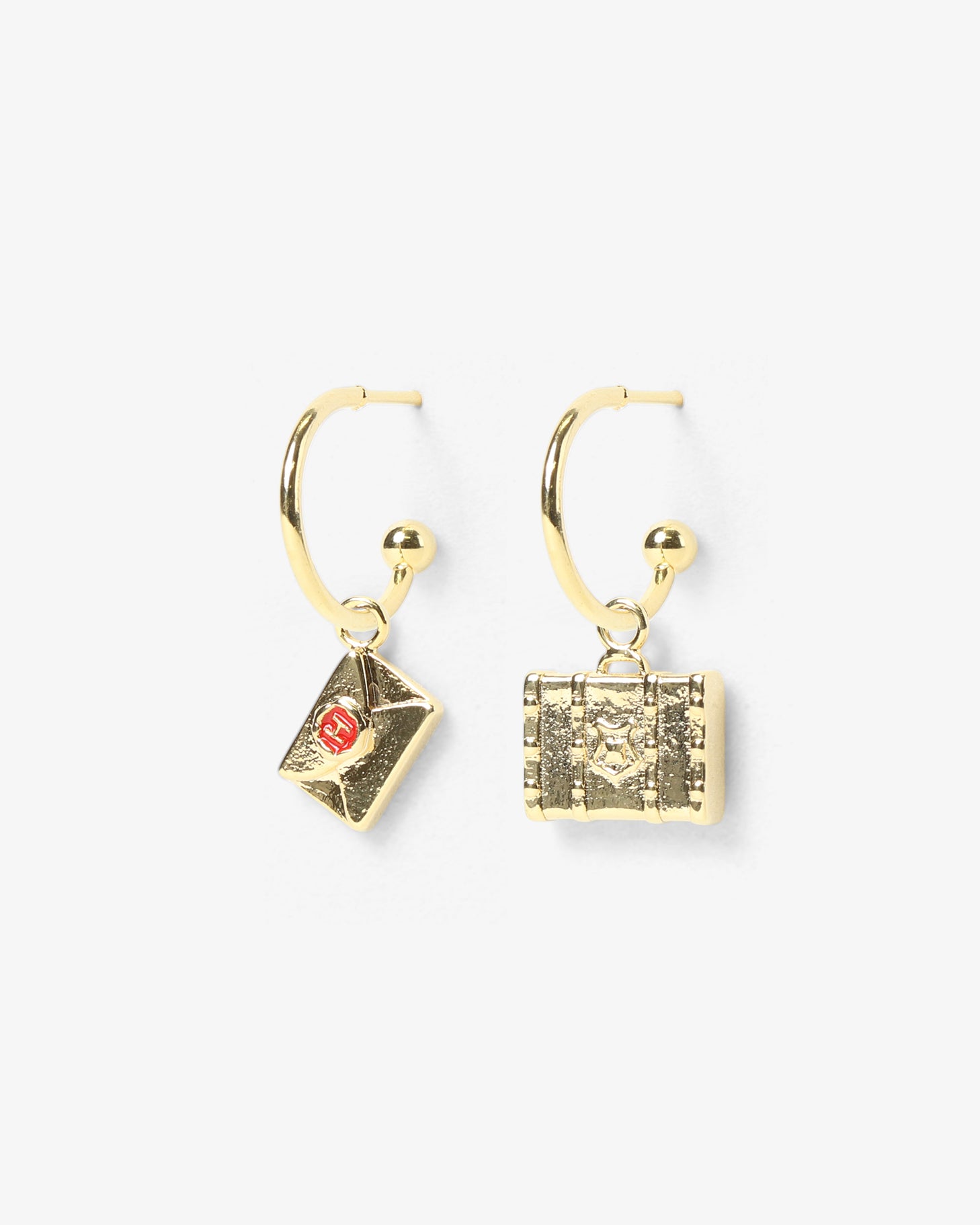 Harry Potter Hoop Earring Hogwarts Letter