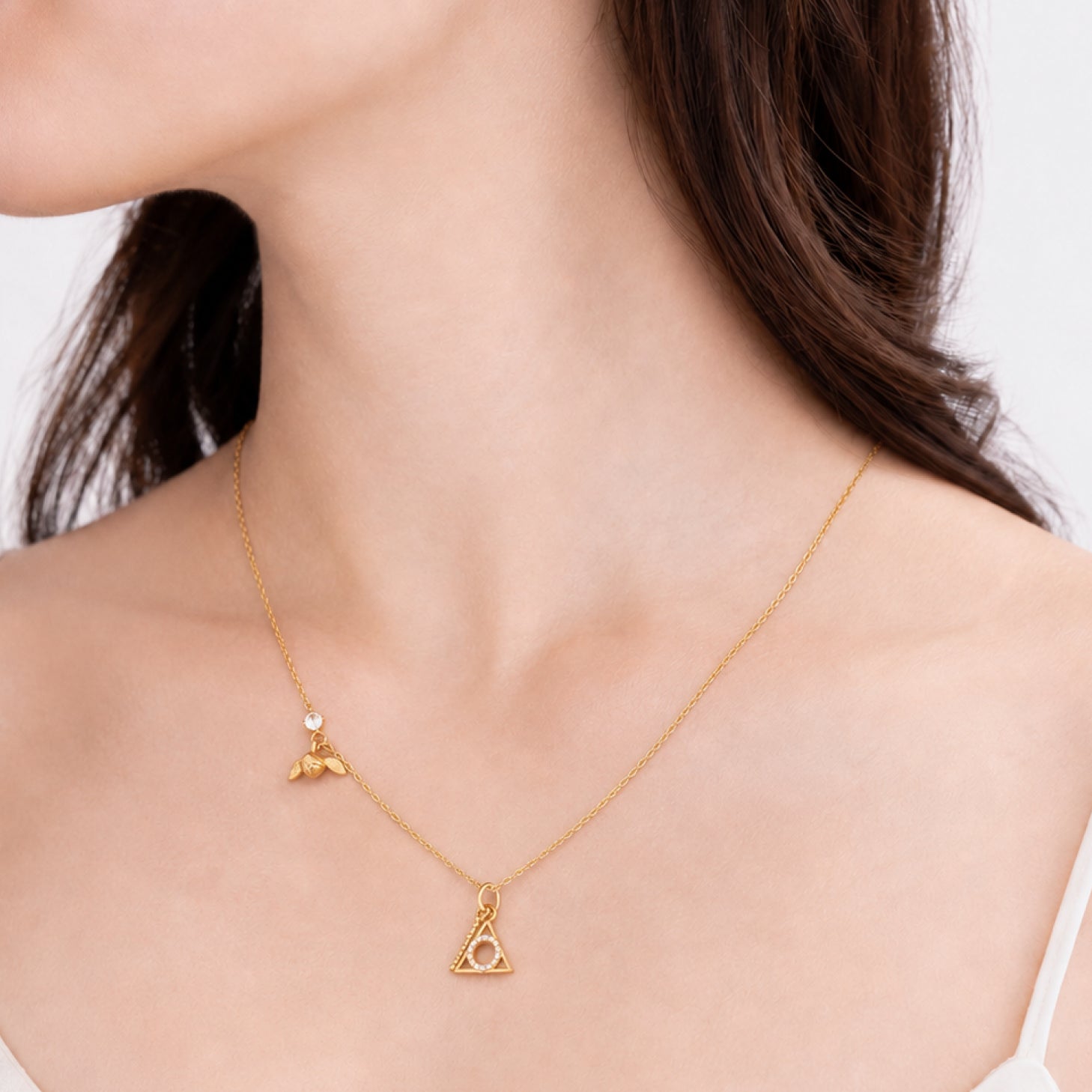Harry Potter Necklace Deathly Hallows