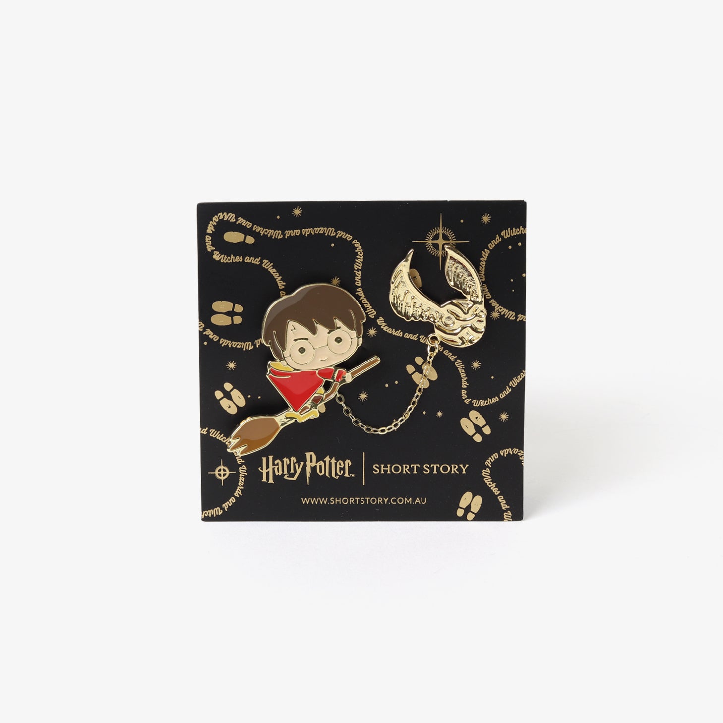 Harry Potter Enamel Pin Harry & Golden Snitch