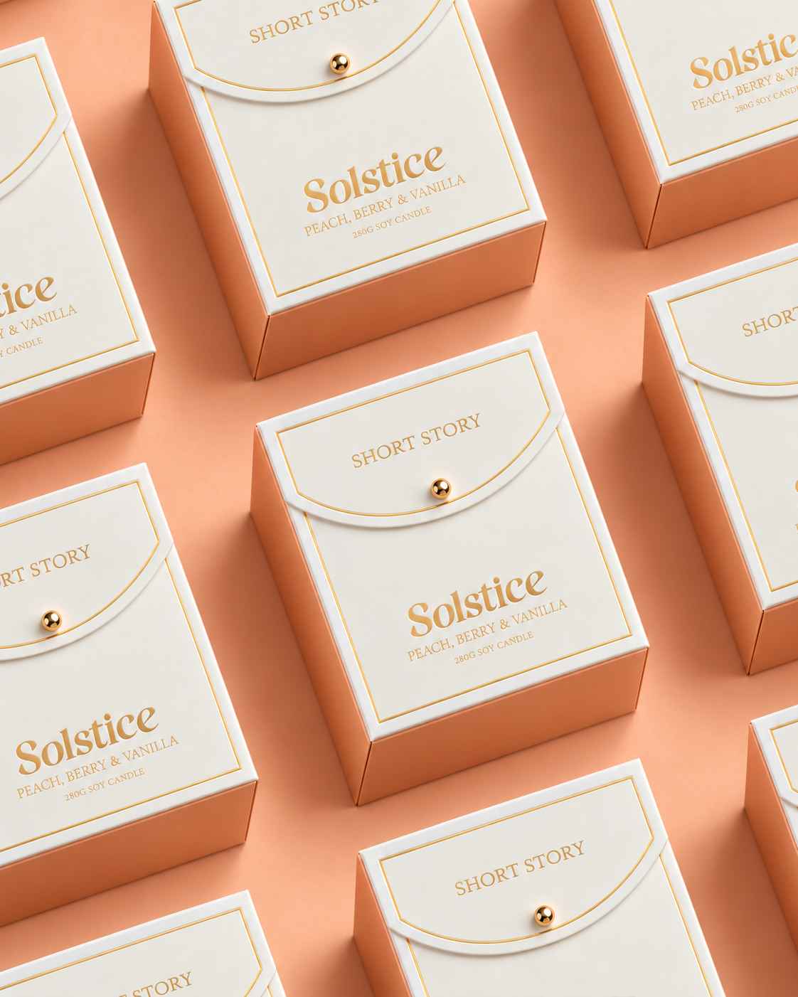 Signature Solstice - Peach, Berry & Vanilla Soy Candle