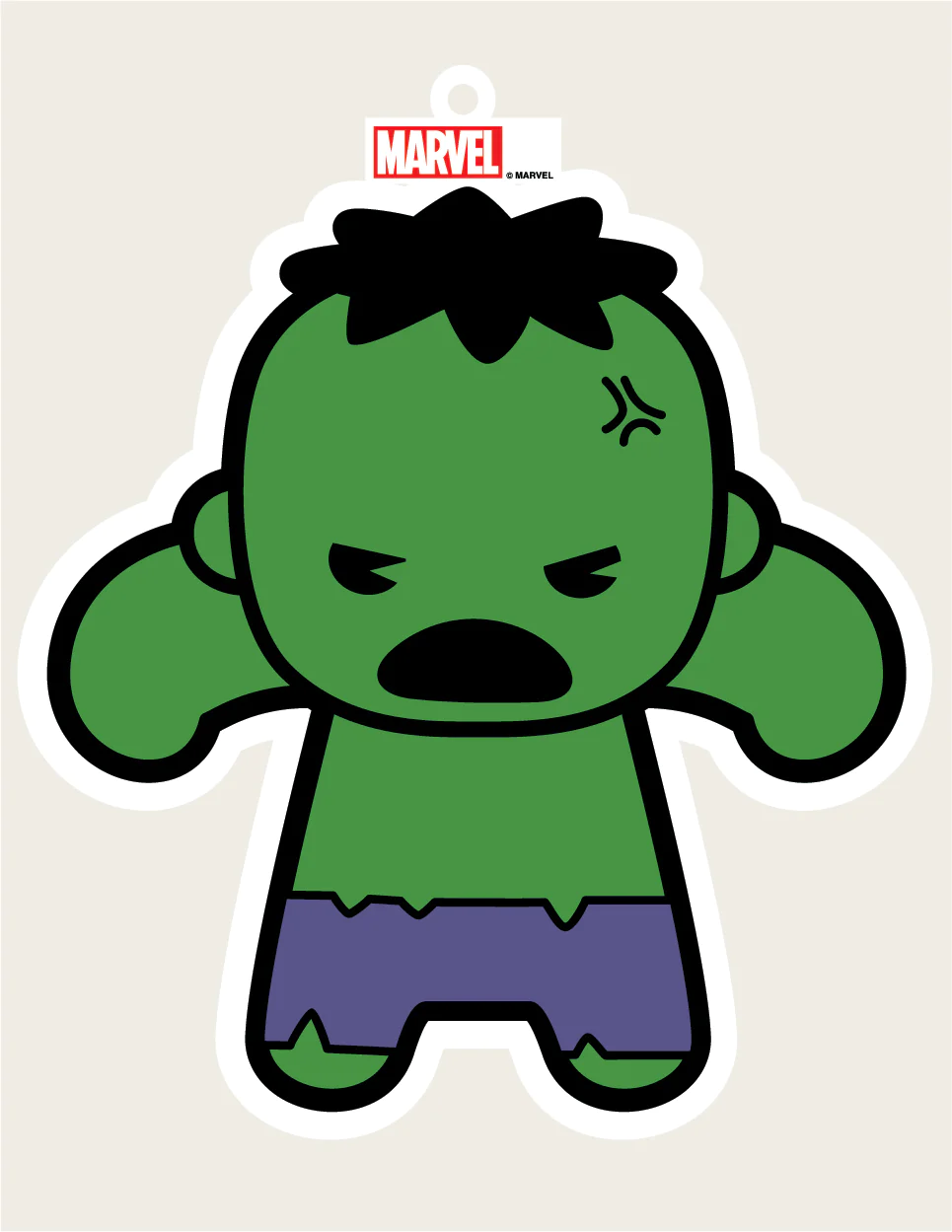 Marvel Car Air Freshener Hulk