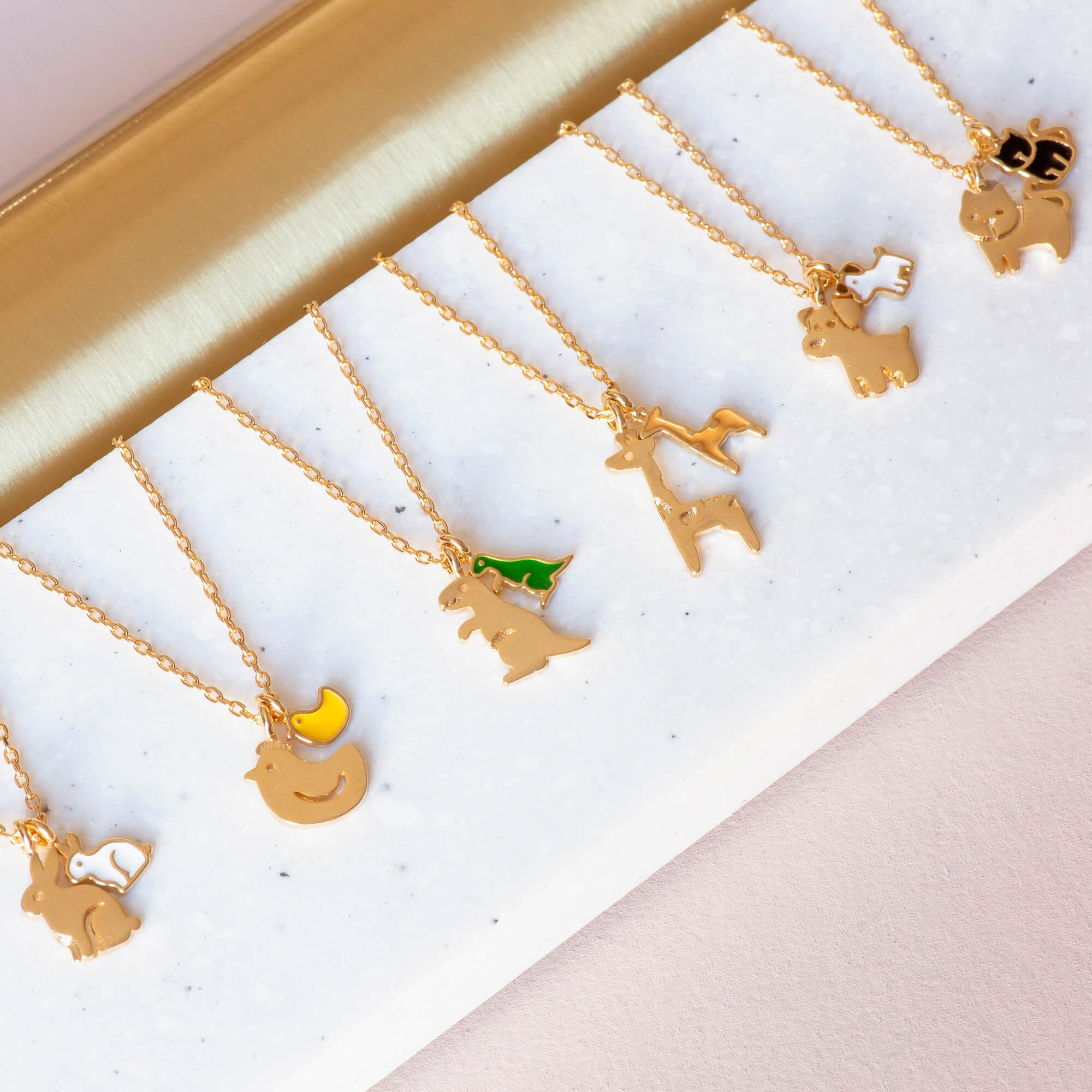 Necklace Epoxy Giraffe