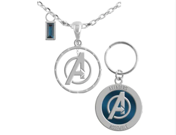 Marvel Necklace & Pet Charm Set Avengers
