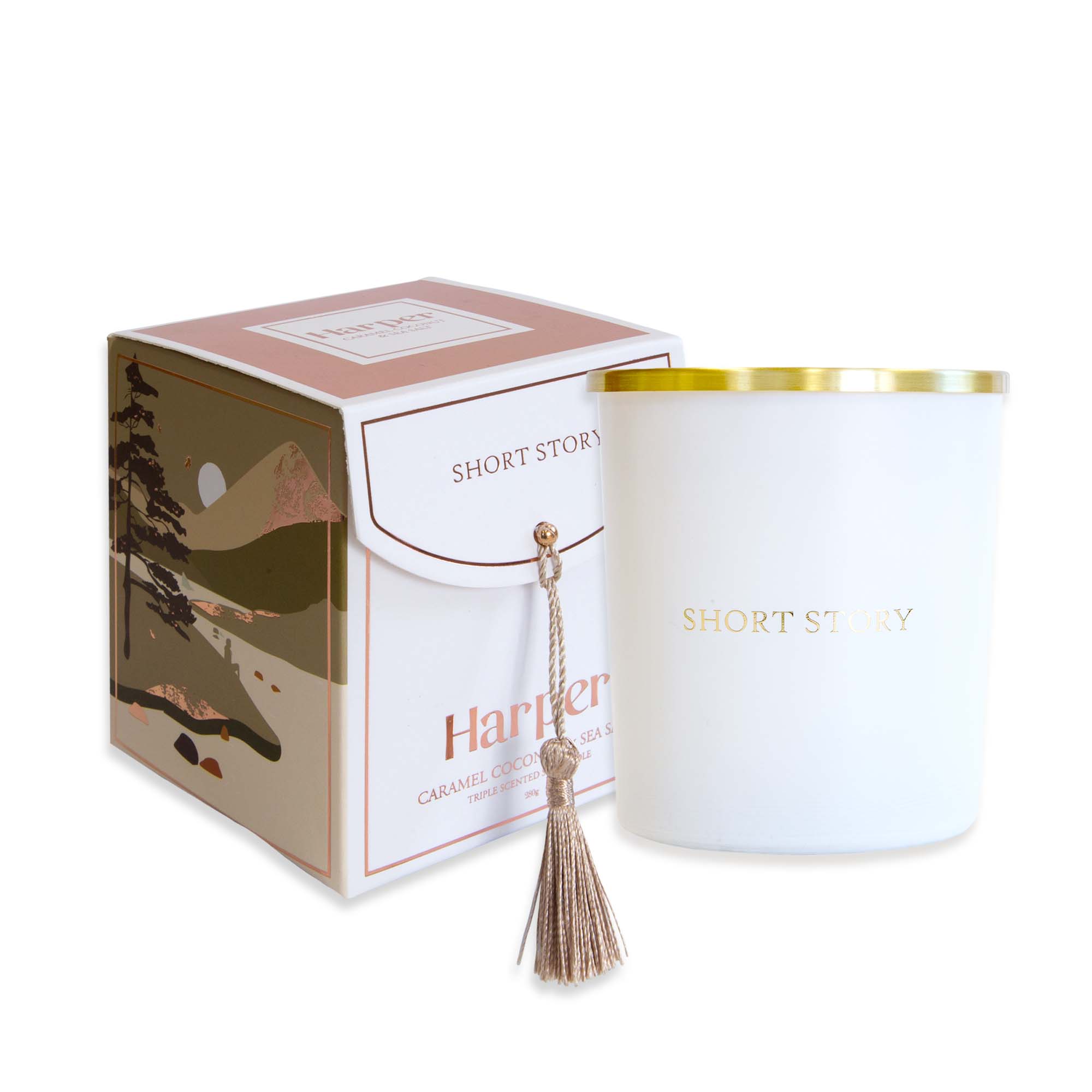 Candle Harper Caramel Coconut & Sea Salt*