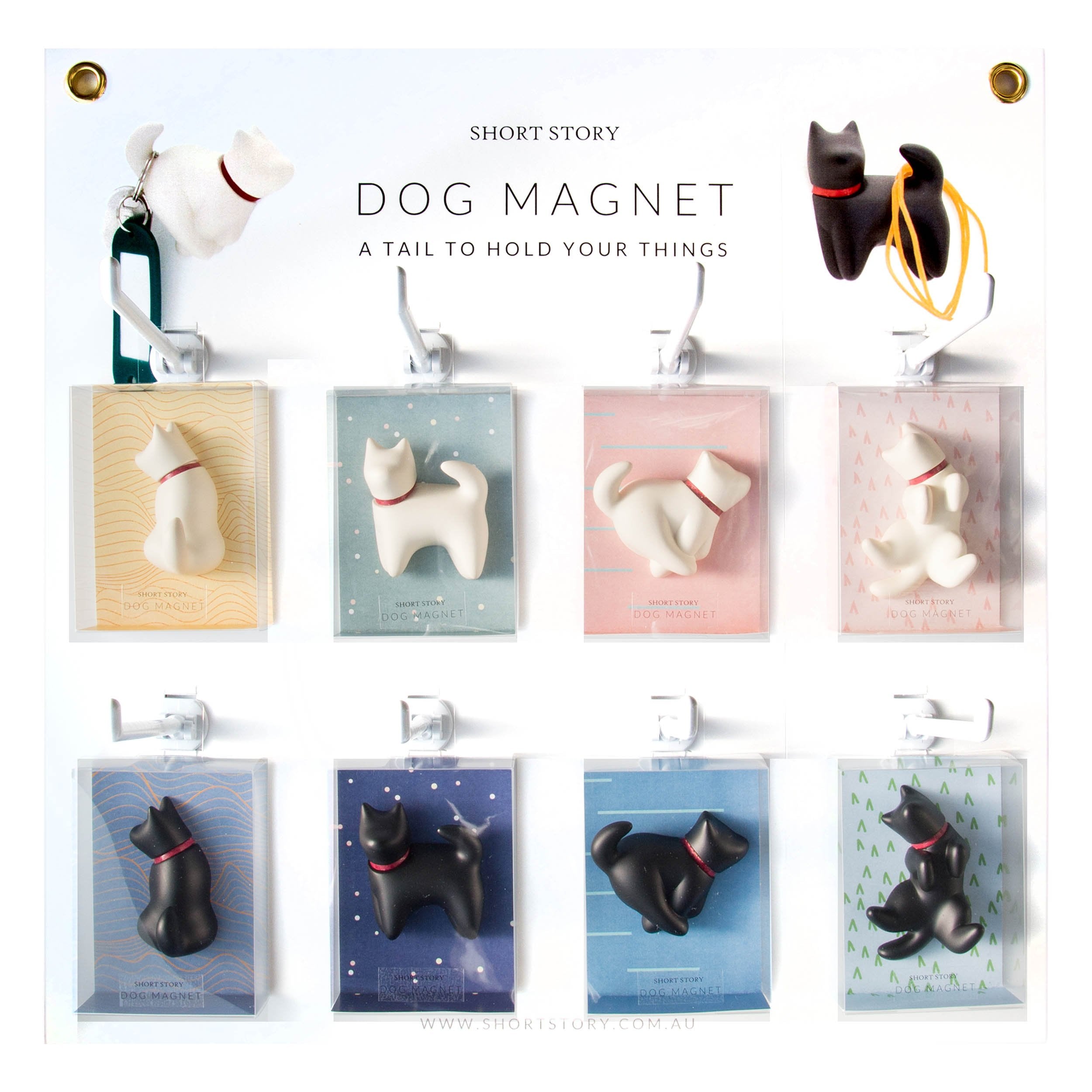 Dog Magnet Lazy Black