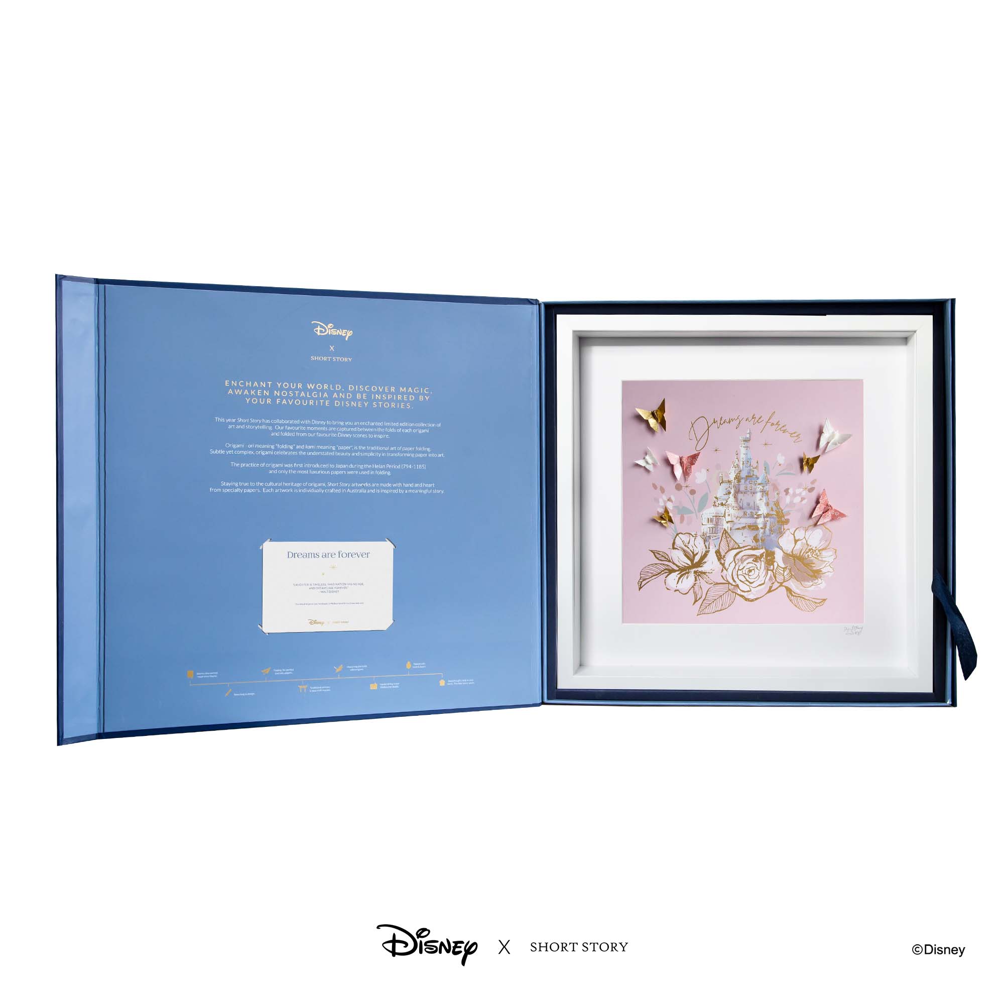 Disney Large White Frame Castle II