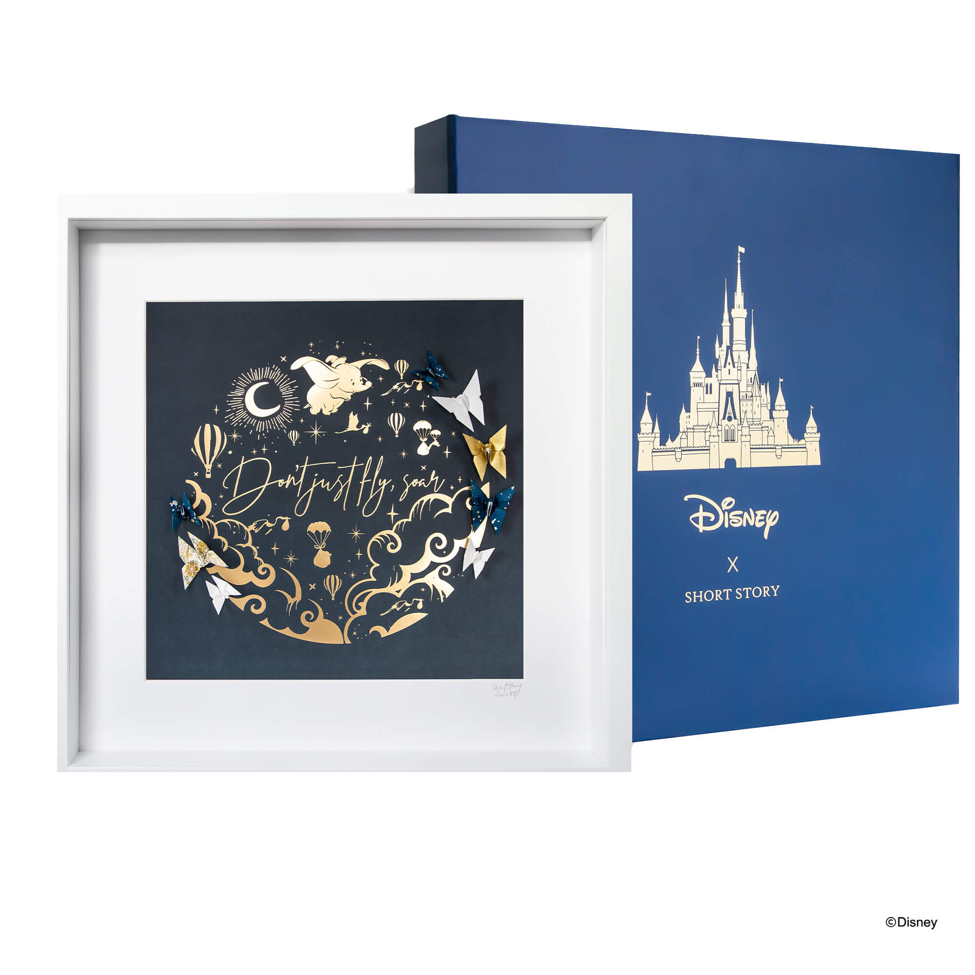 Disney Large White Frame Dumbo*
