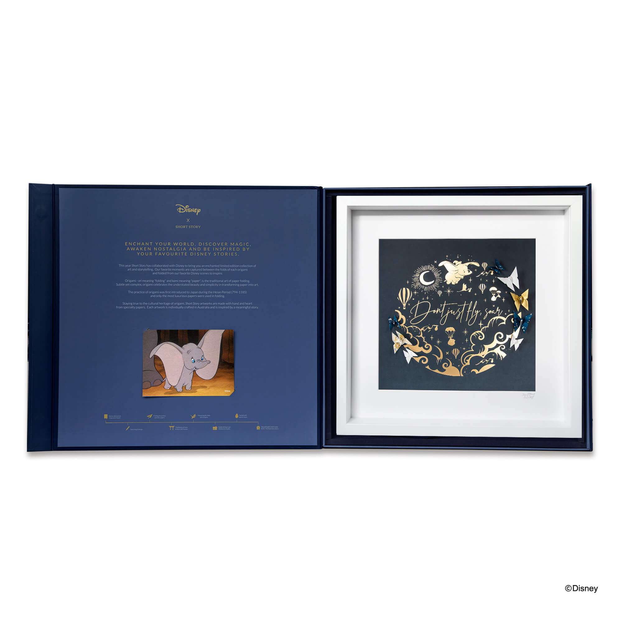 Disney Large White Frame Dumbo*