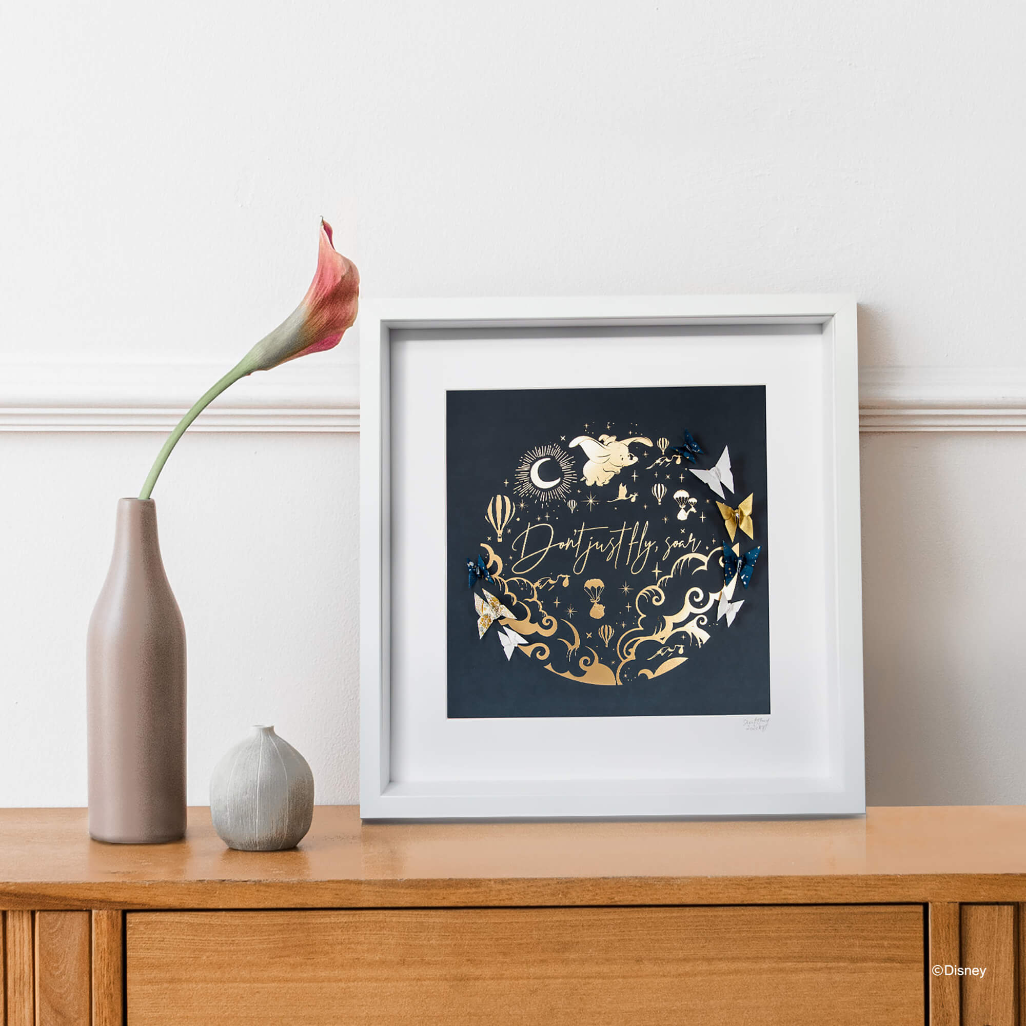 Disney Large White Frame Dumbo*