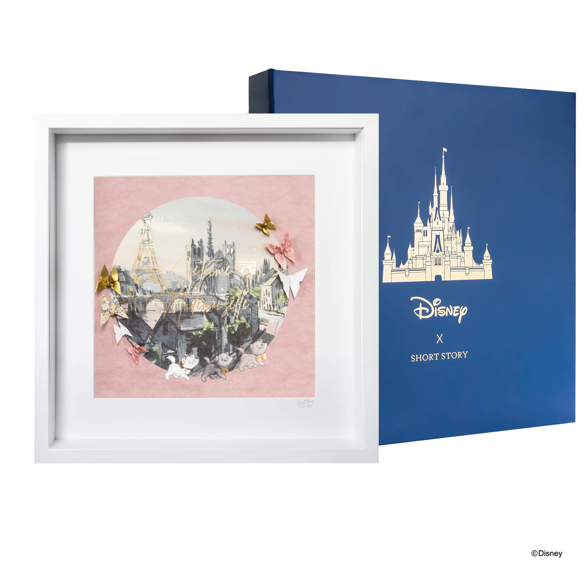 Disney Large White Frame Marie*
