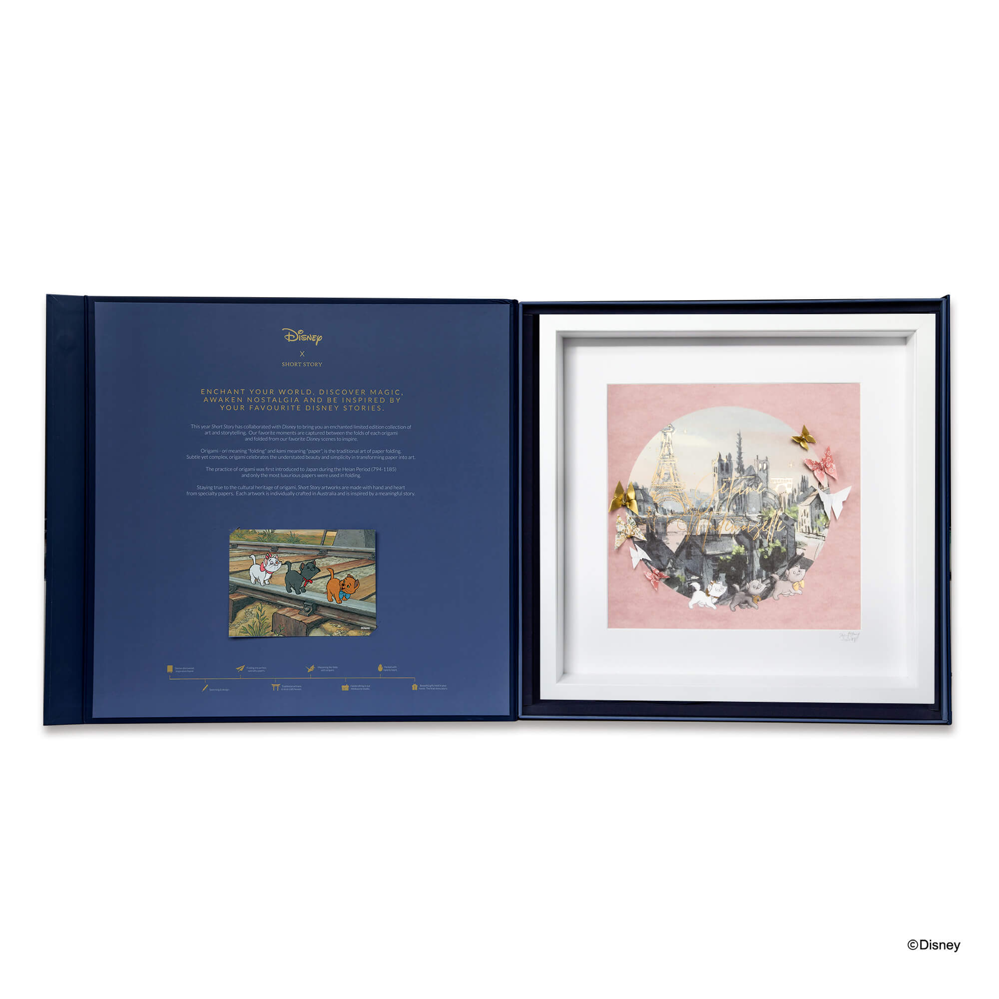 Disney Large White Frame Marie*