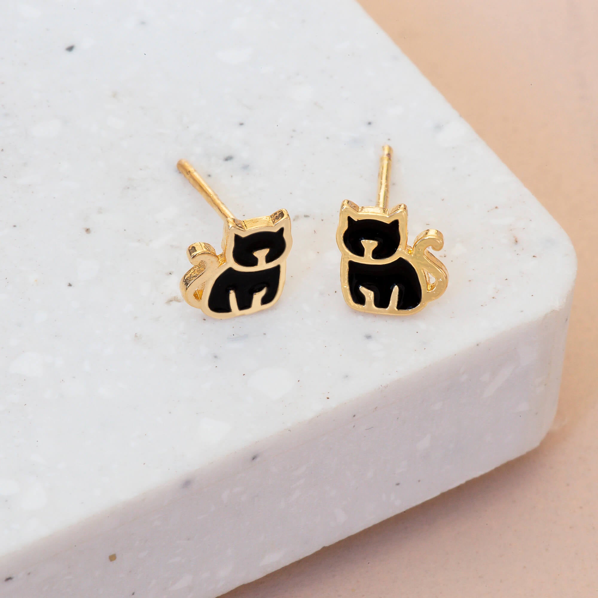 Earring Epoxy Cat