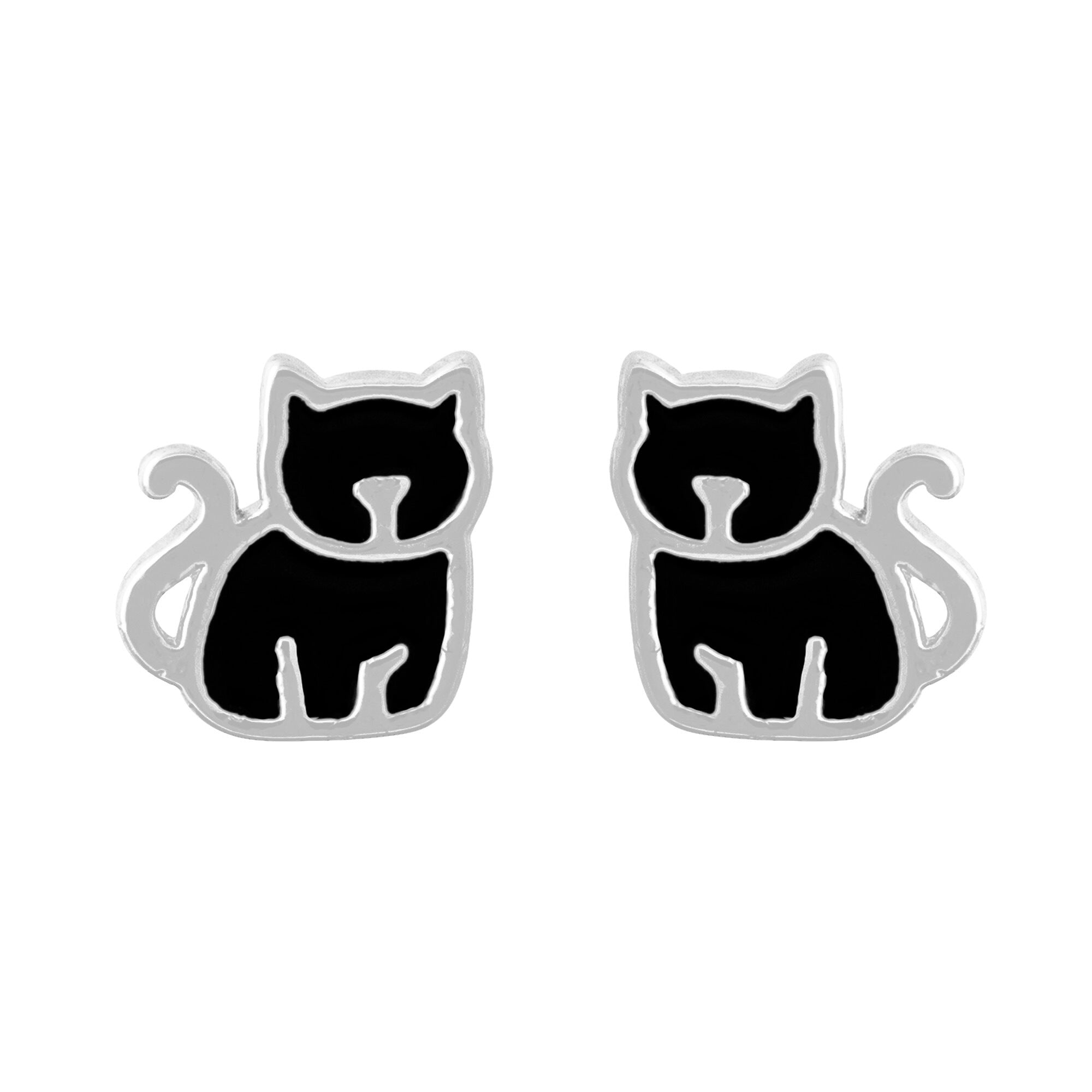Earring Epoxy Cat