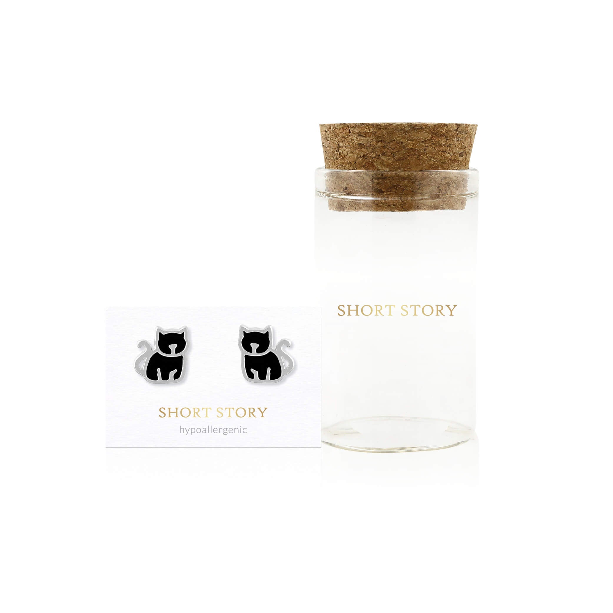 Earring Epoxy Cat