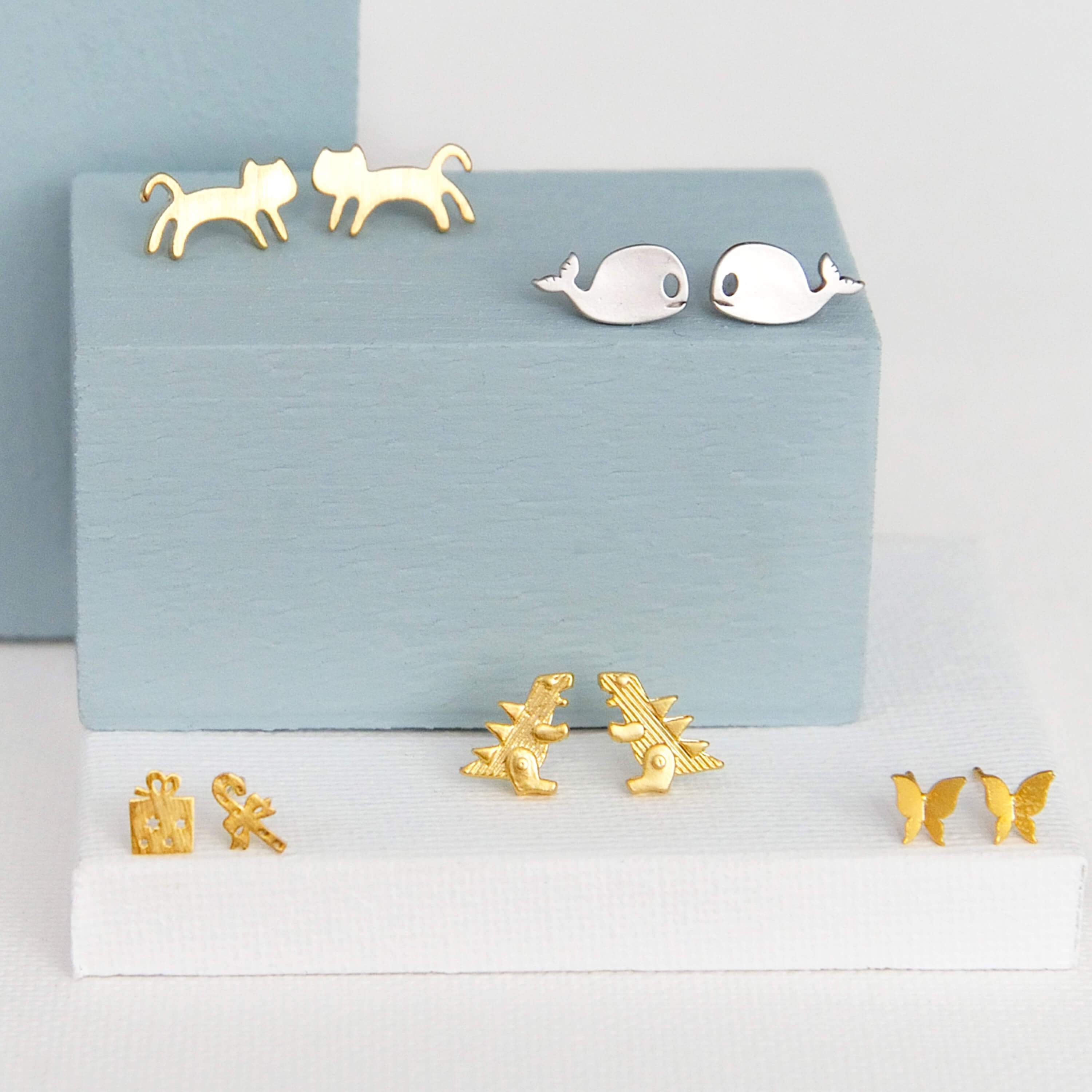 Earring Dog and Bone