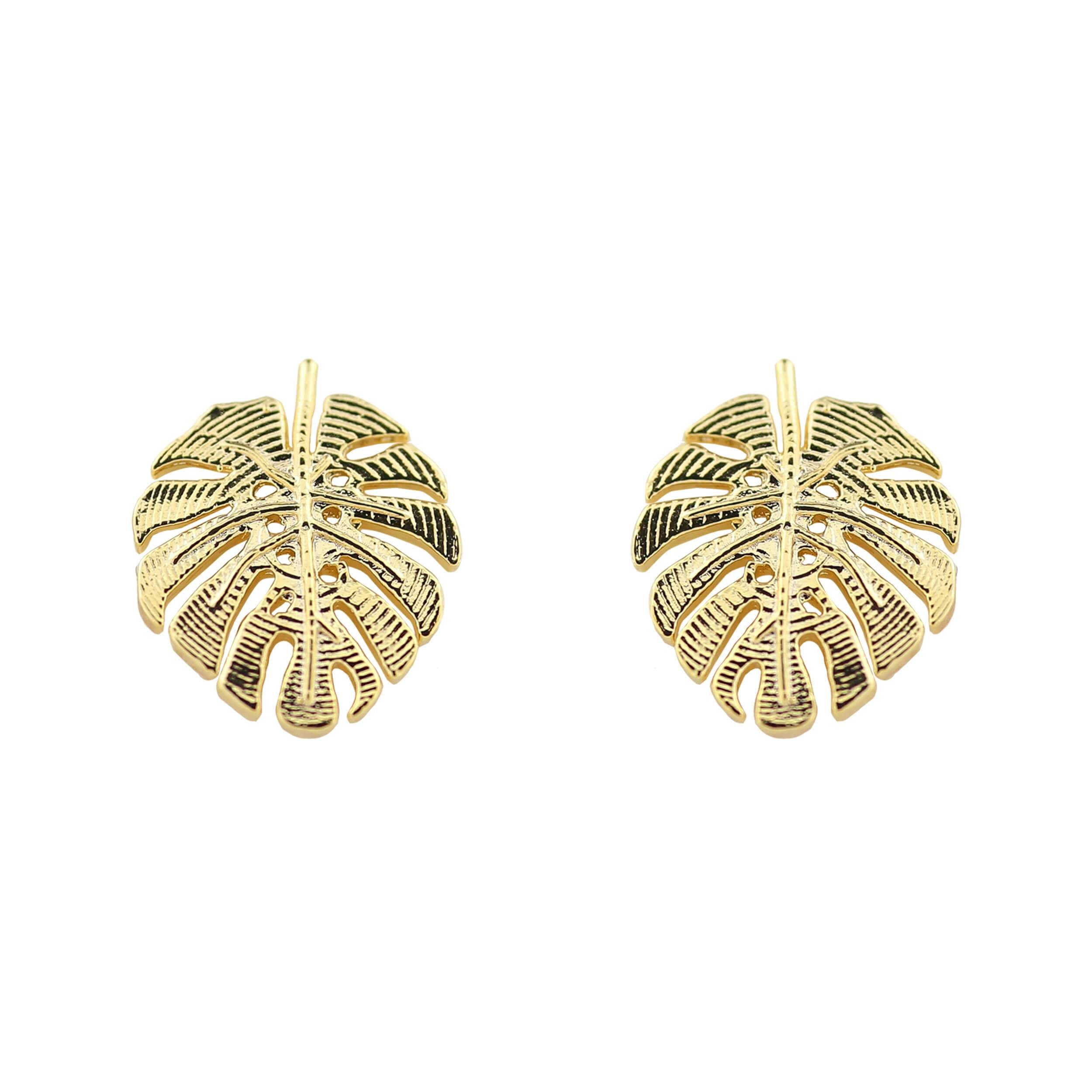 Earring Monstera Leaf