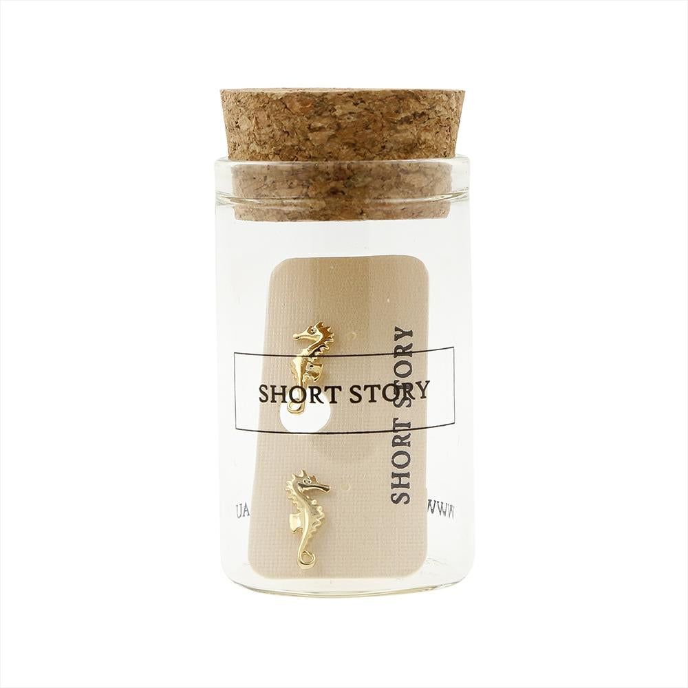 Earring Seahorse Gold