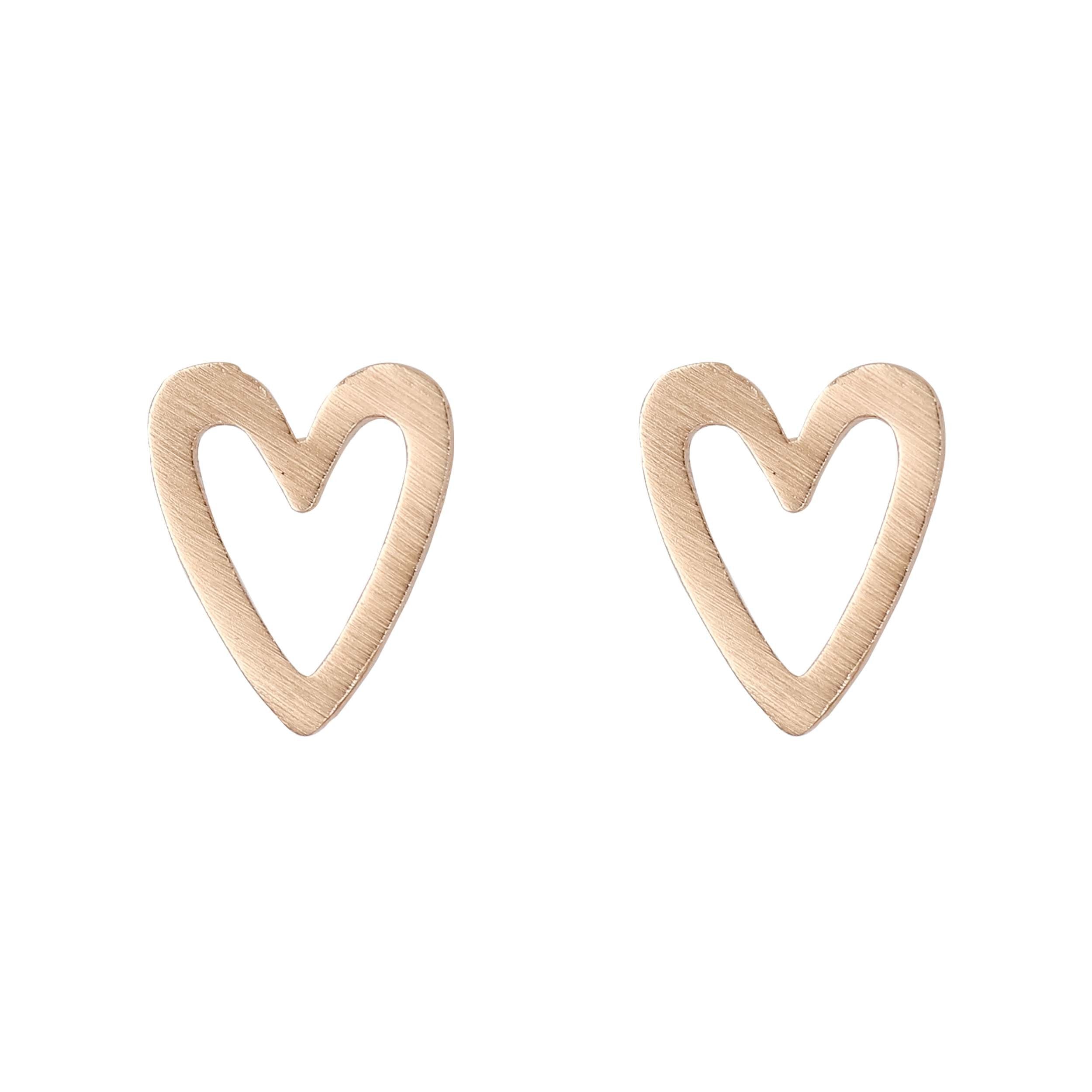 Earring Heart Stencil
