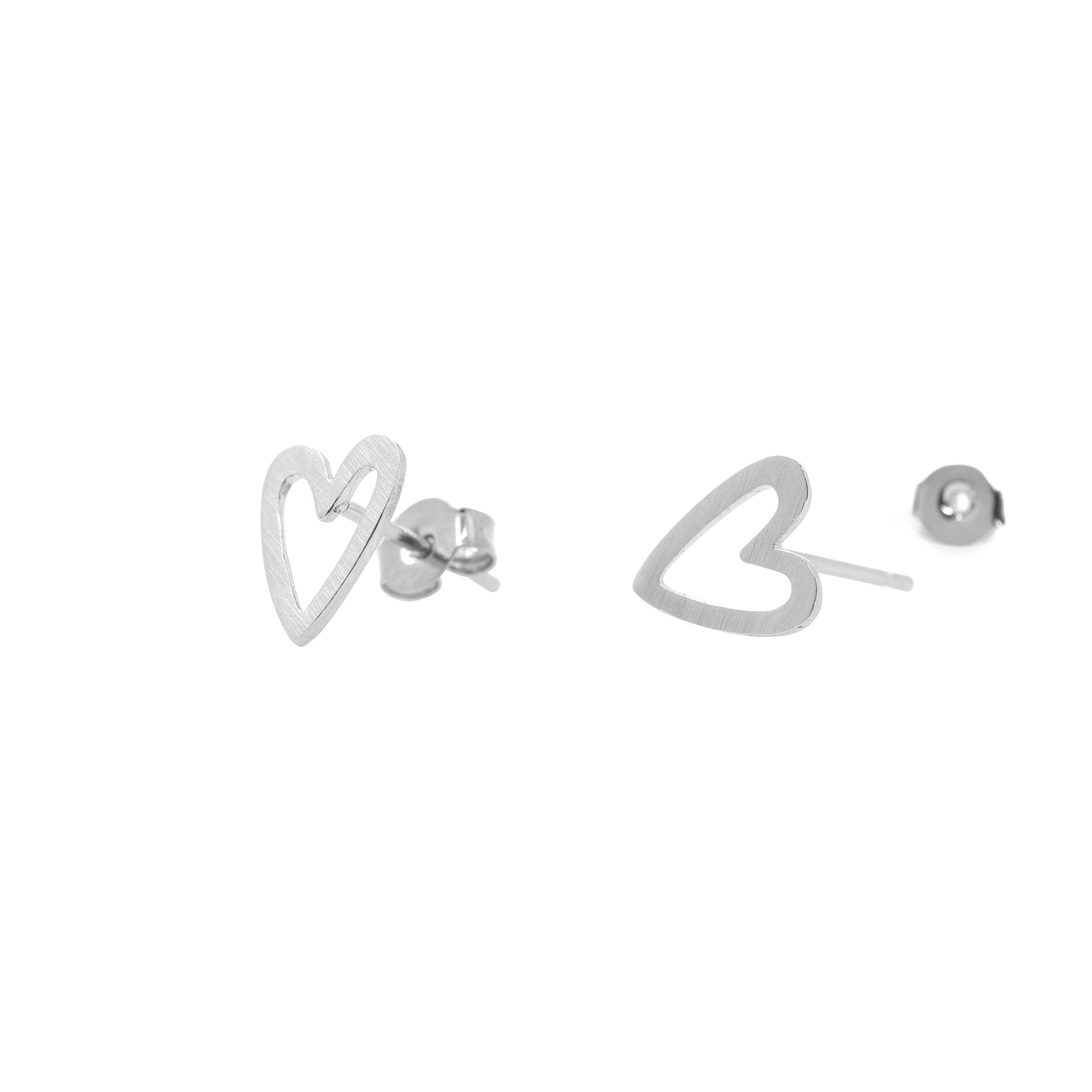 Earring Heart Stencil