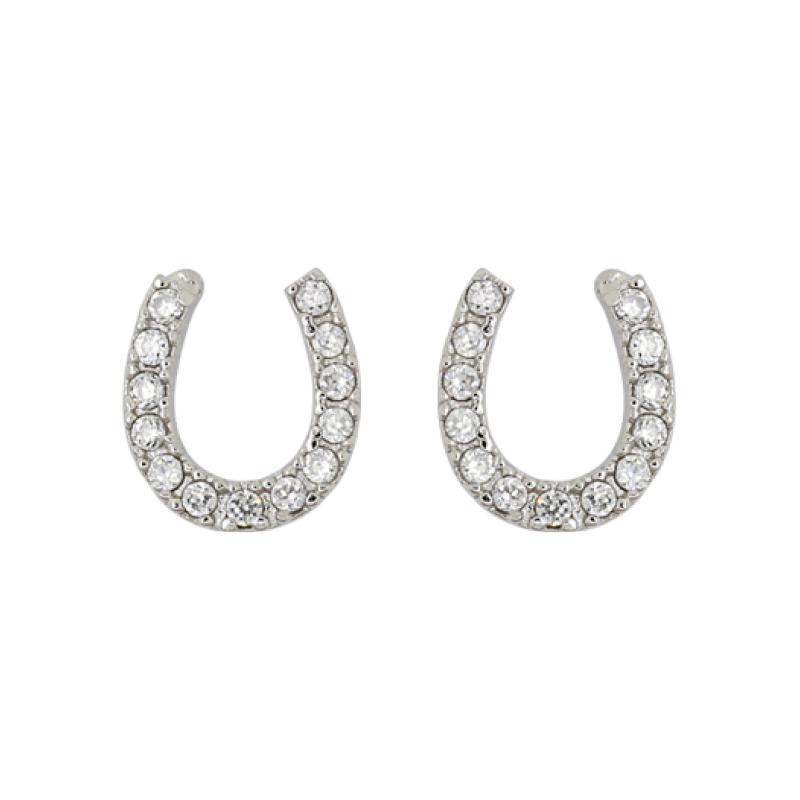 Earring Diamante Horseshoe