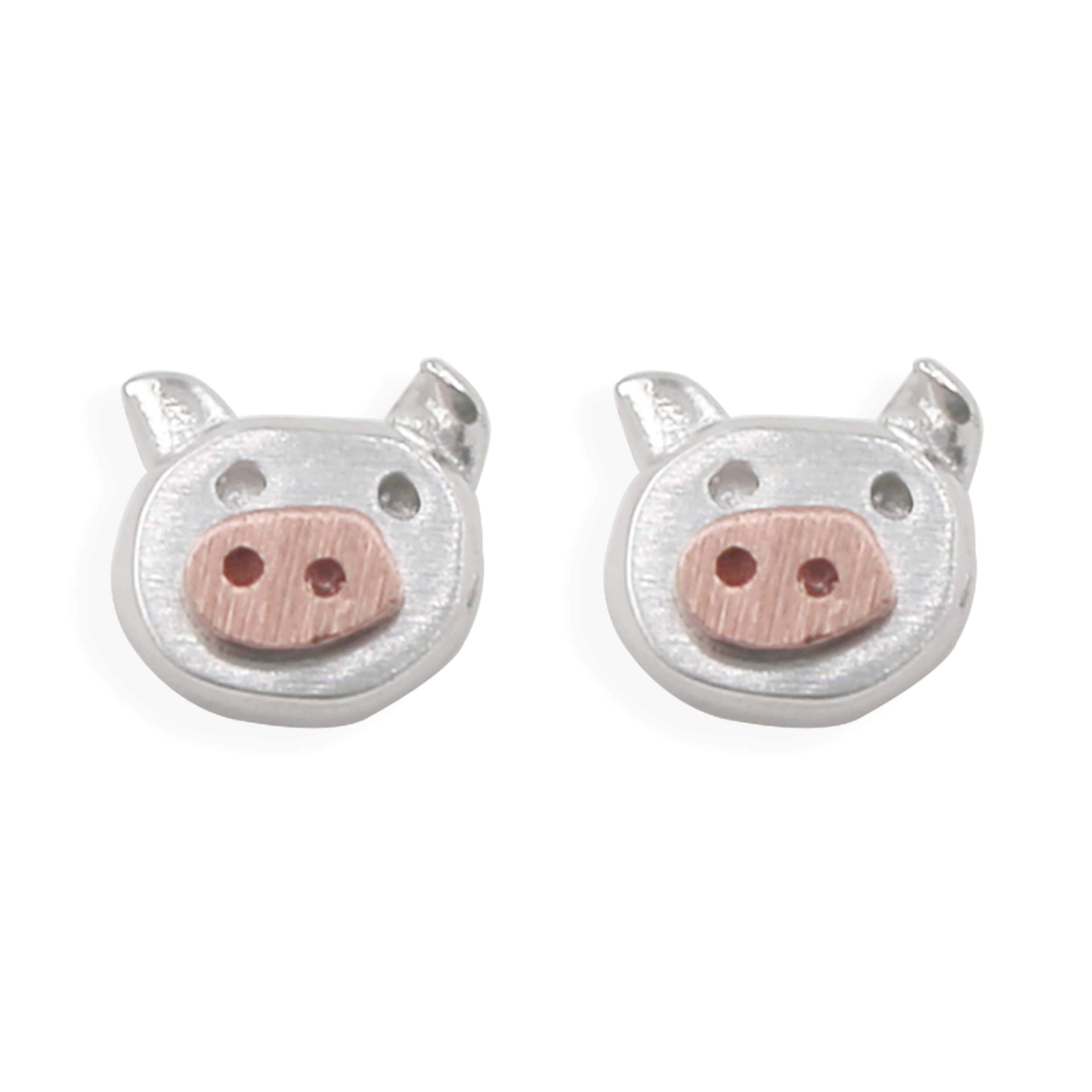 Earring Little Piggy Rose Gold