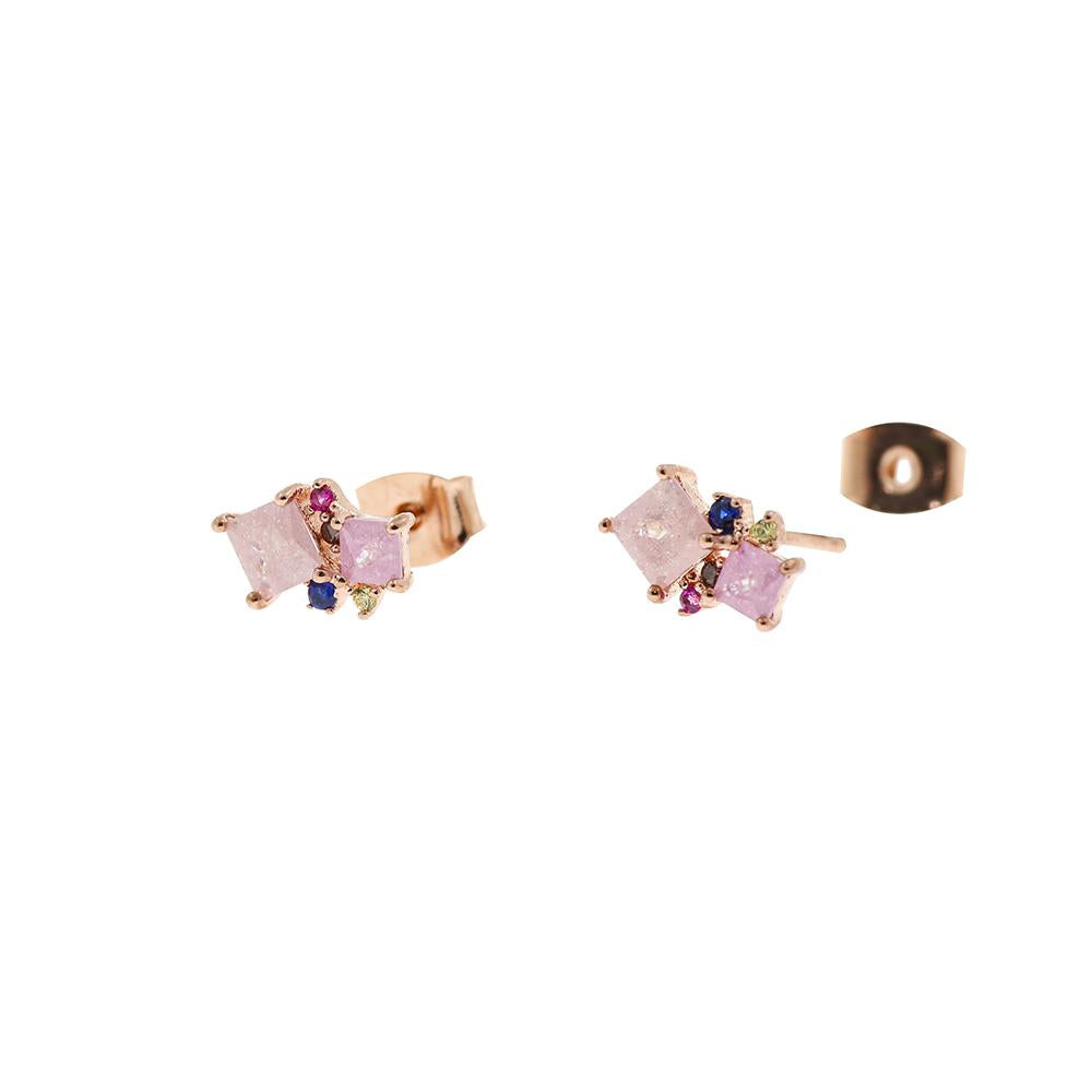 Earring Allure Pink and Purple