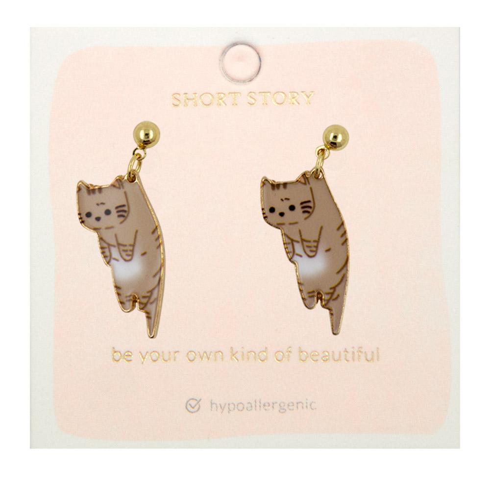 Drop Earring Cat