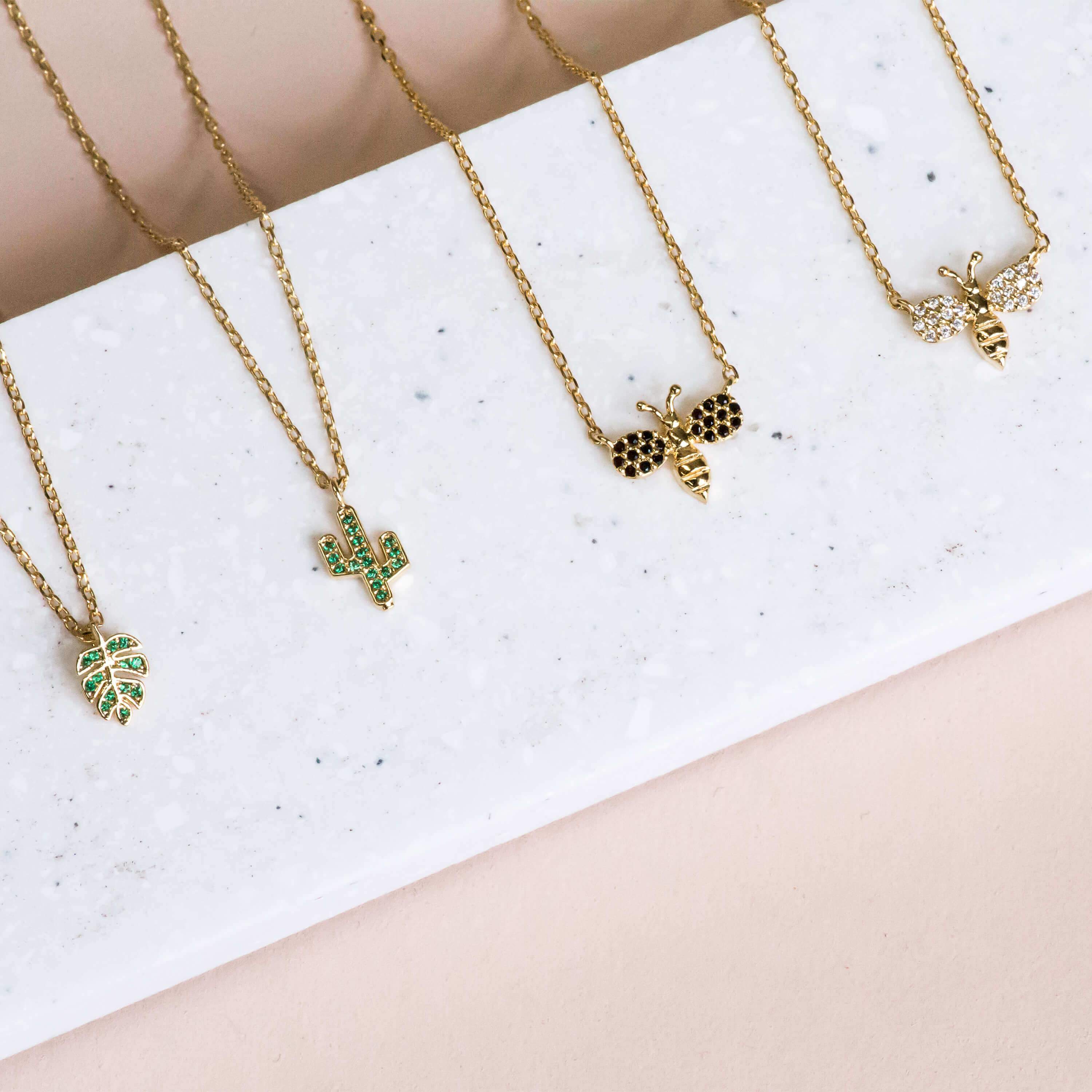 Necklace Diamante Pineapple